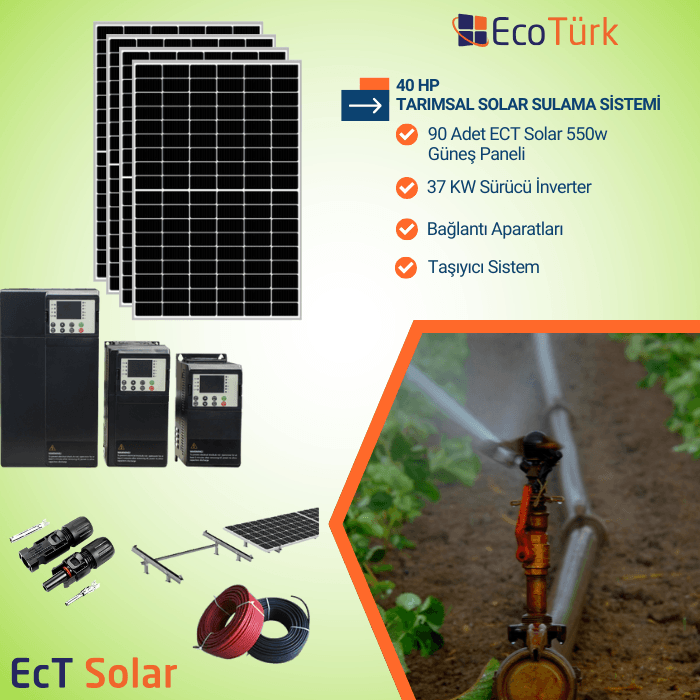 40 HP TARIMSAL SULAMA PAKETİ