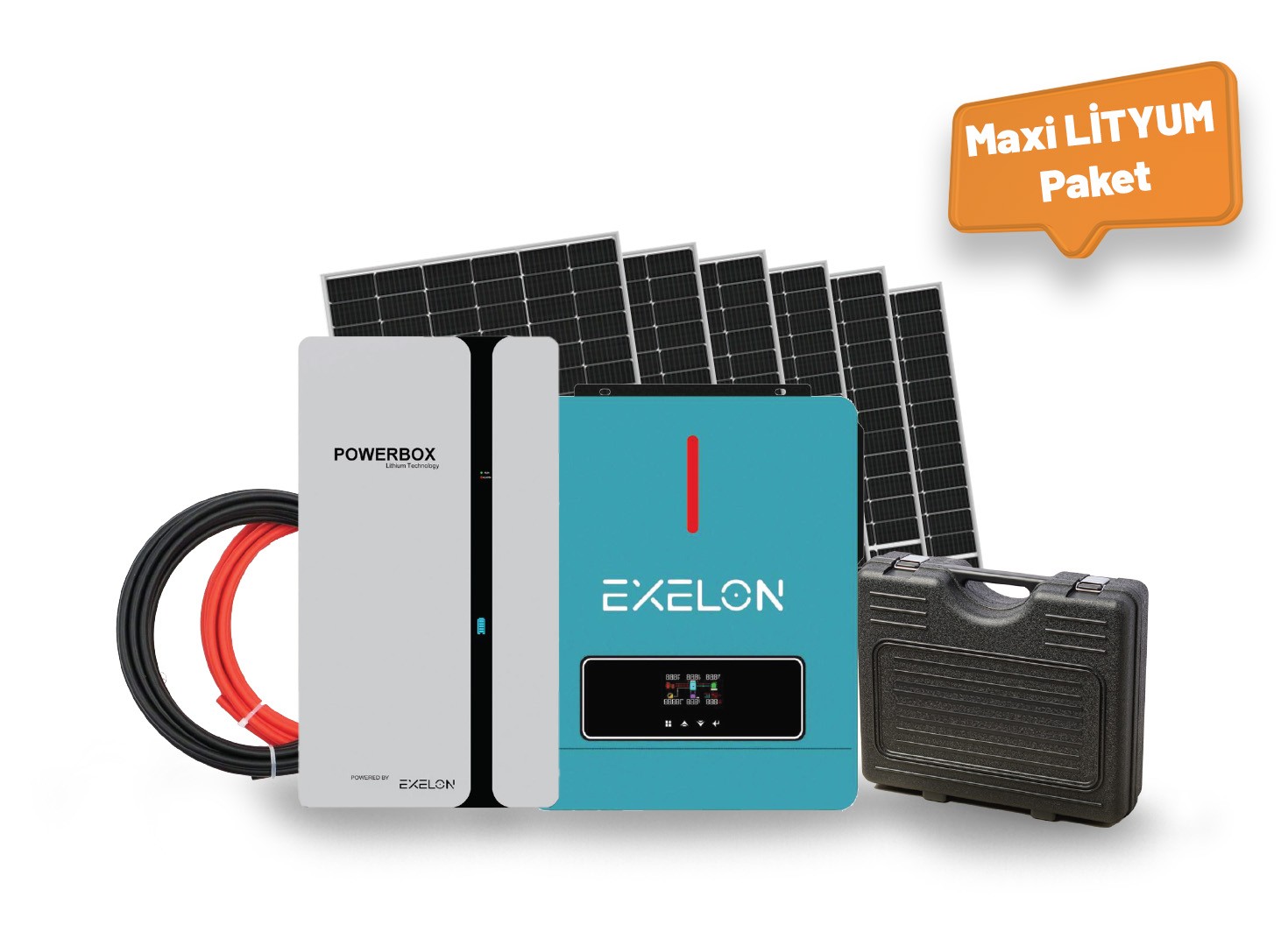 Maxi LİTYUM Paket-6.2 Kw Hazır Sistem