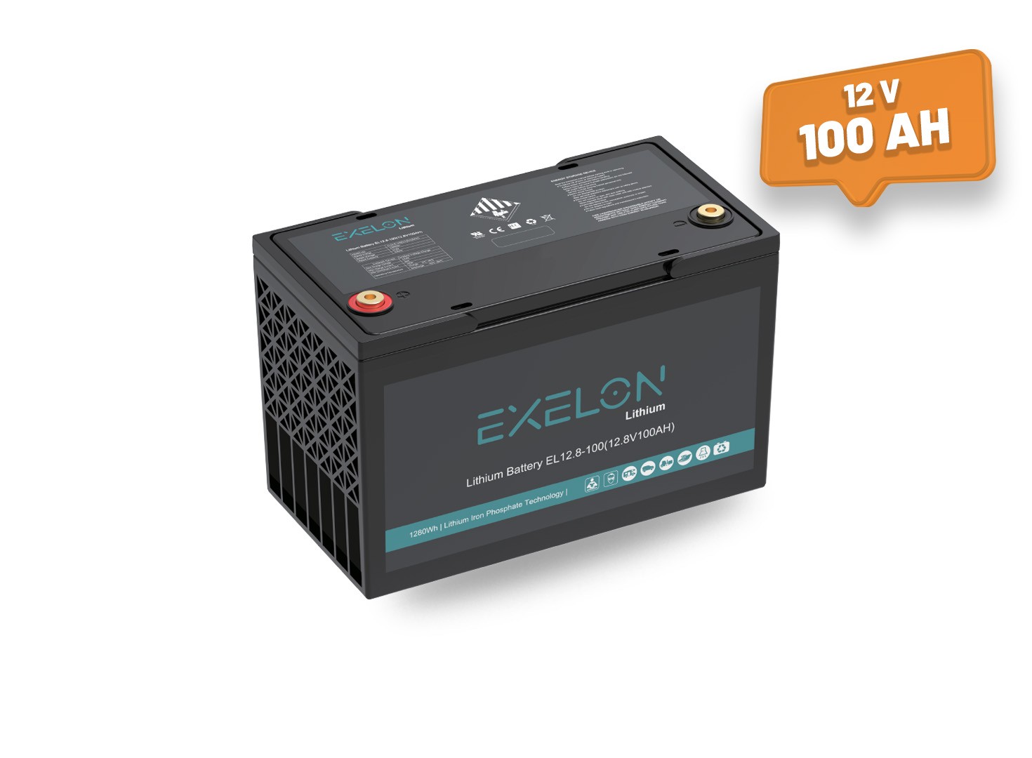 EXELON LİTYUM AKÜ 12 V 100 Ah