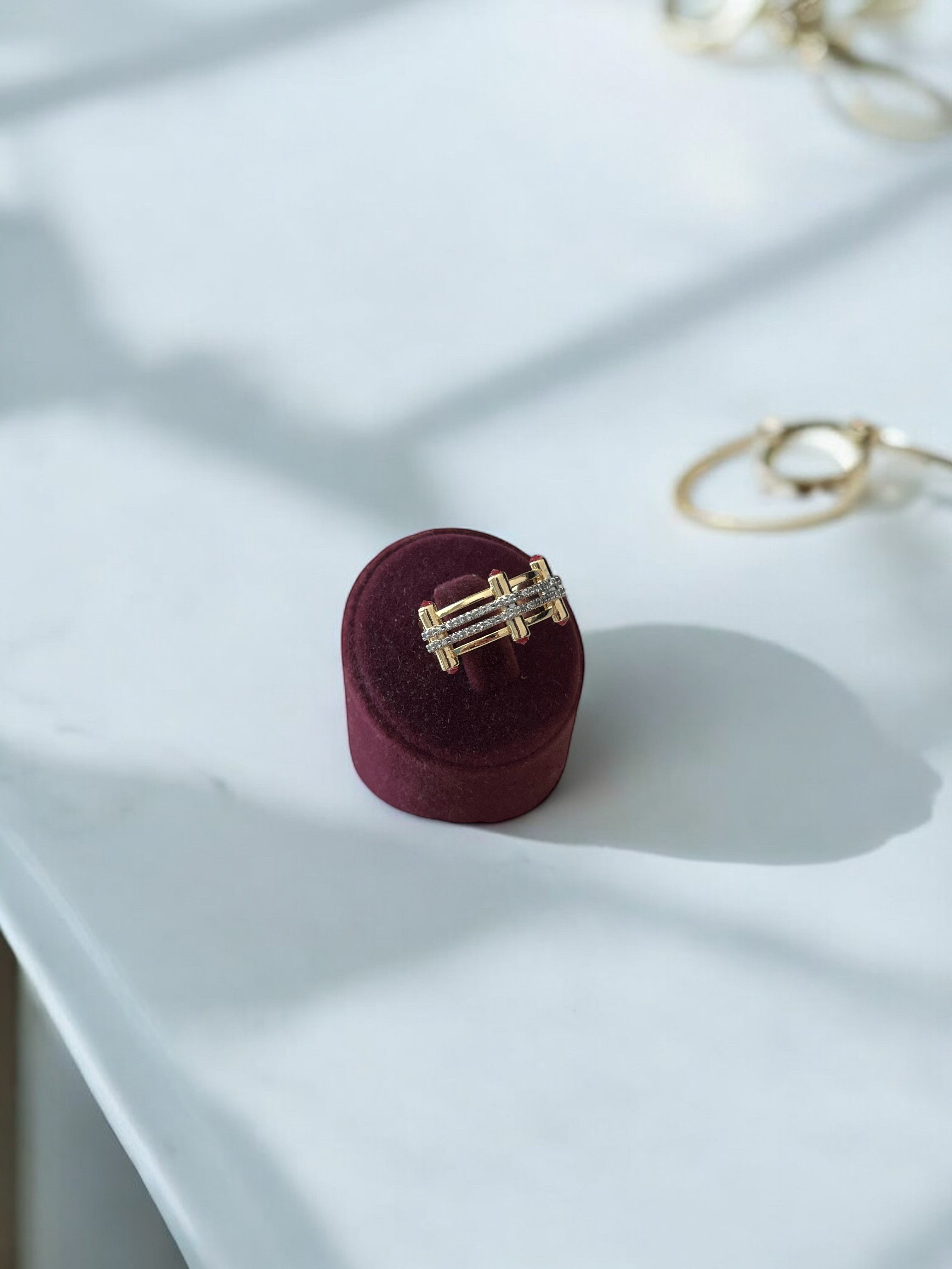 Serenay Bague. Gold Ayarlanabilir Yüzük