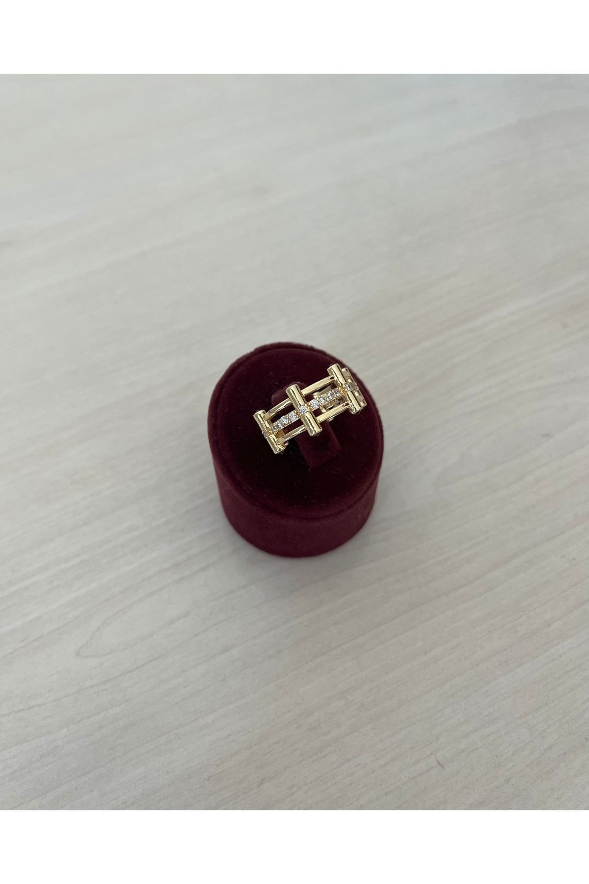 Serenay Bague. Gold Ayarlanabilir Yüzük