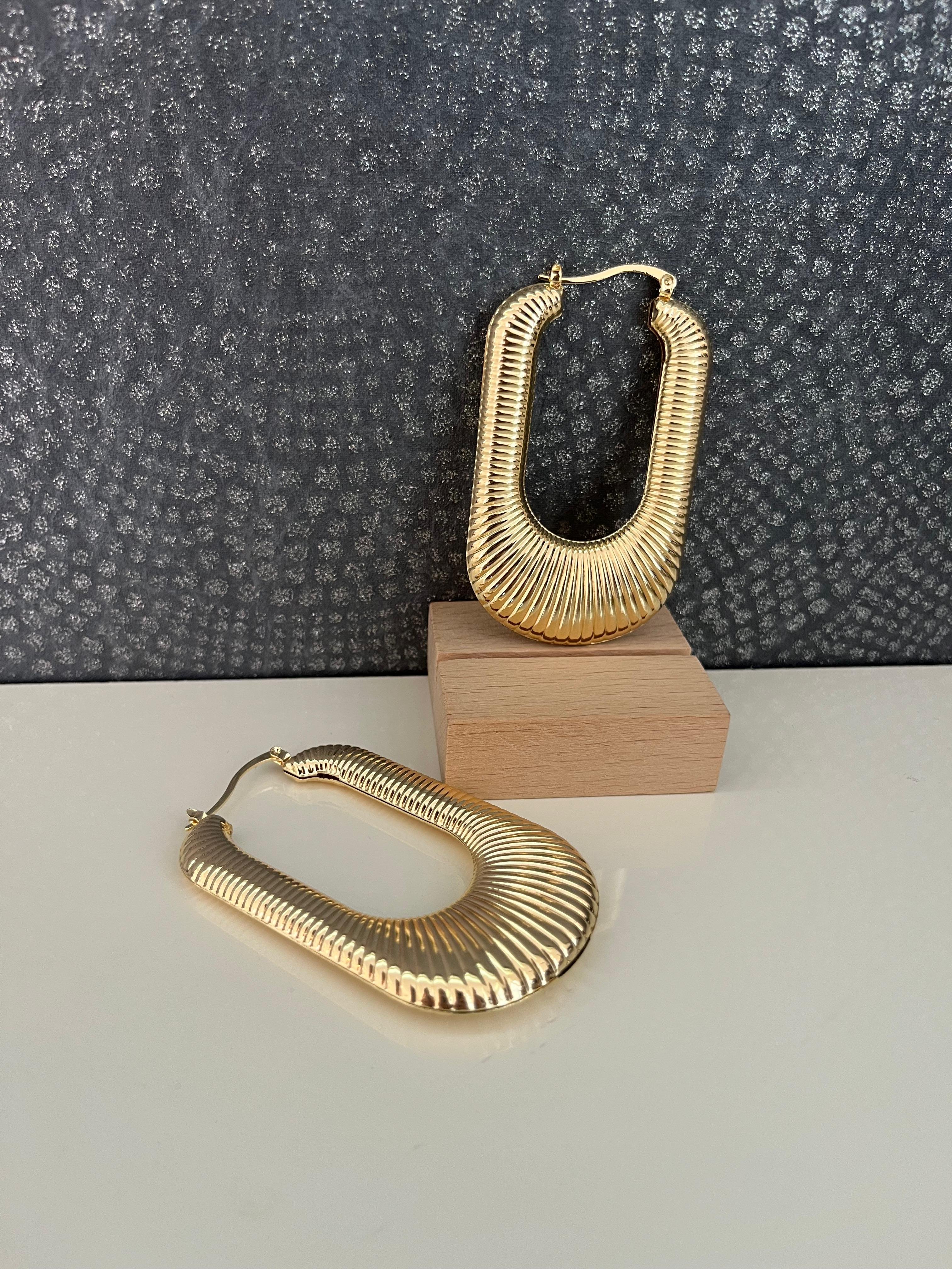 Gold Pinterest Küpe
