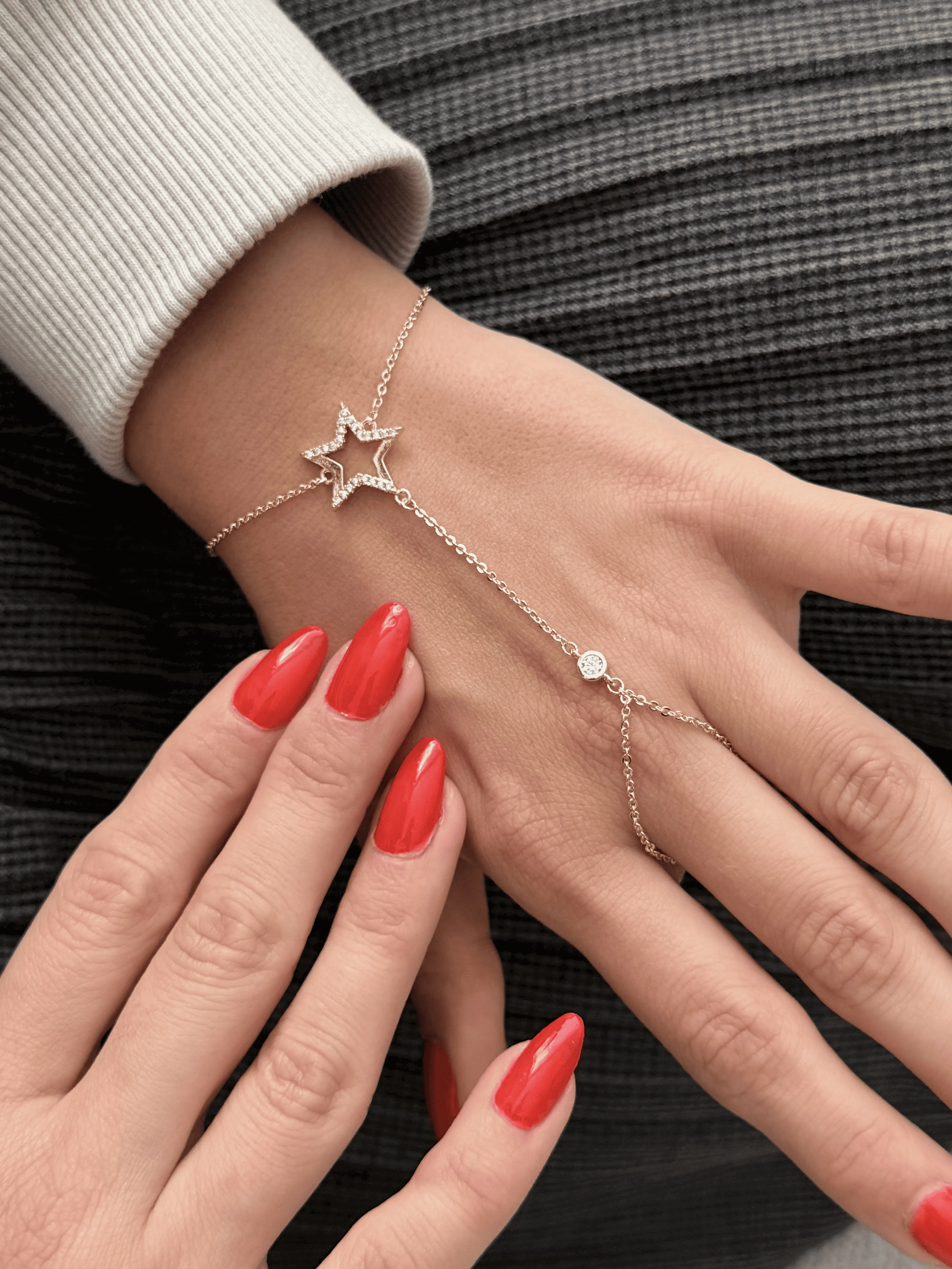 14k Altın Kaplama Yıldızlı Şahmeran