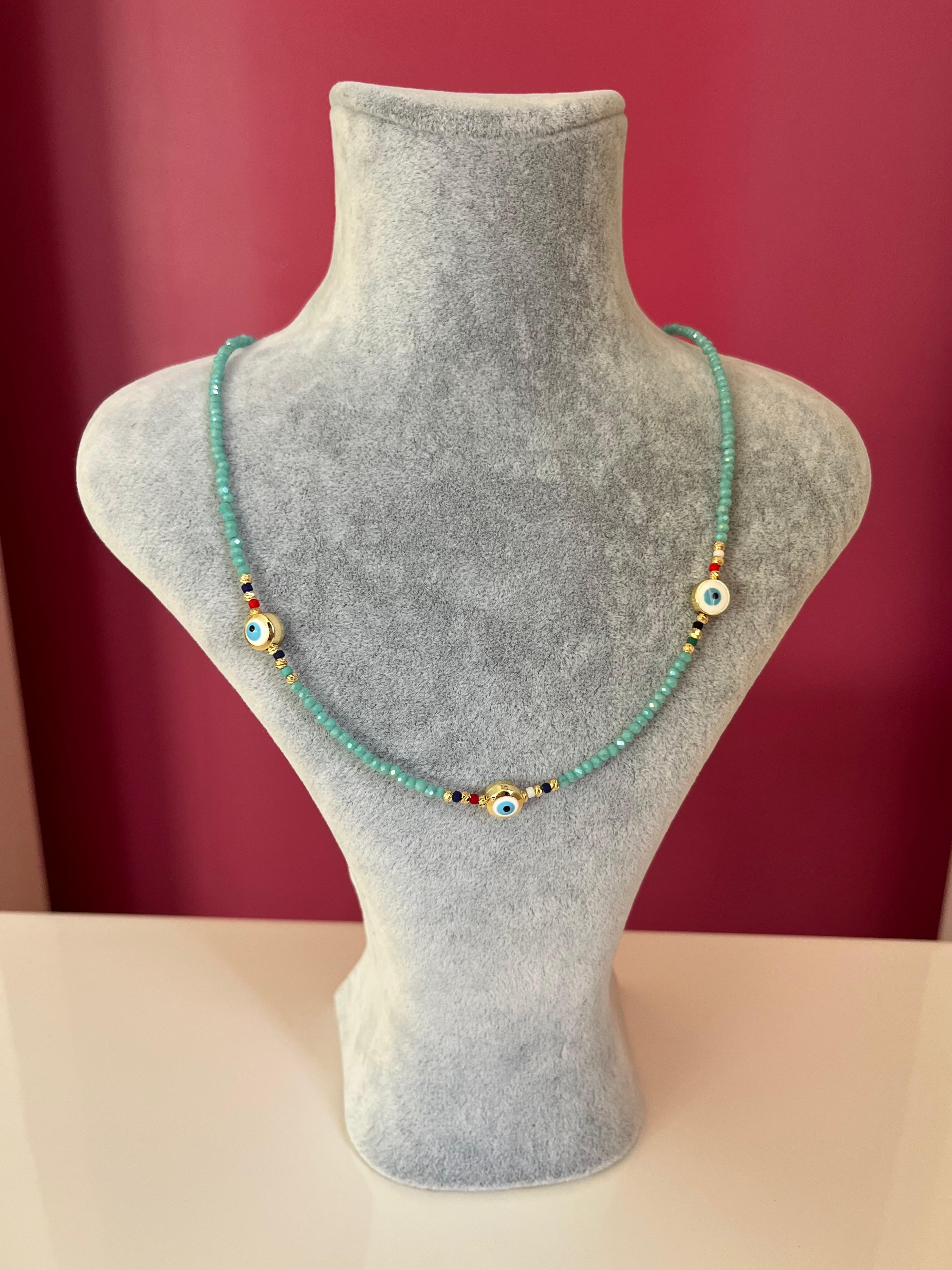 Göz Nazar Boncuklu -Boncuk Kolye