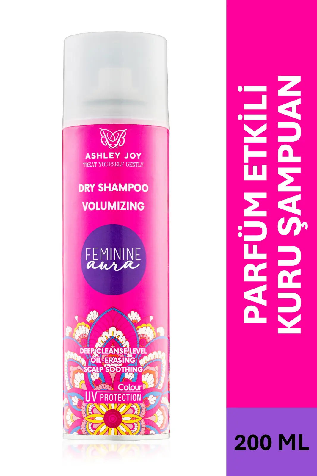 Ashley Joy Feminine Aura Dolgunlaştırıcı Hacim Veren Kuru Şampuan 200 ml Yasemin Kokulu Saç Parfümü Etkili