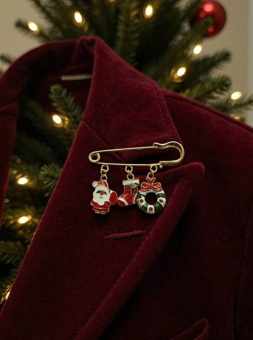 Çengelli İğne Charm Broş