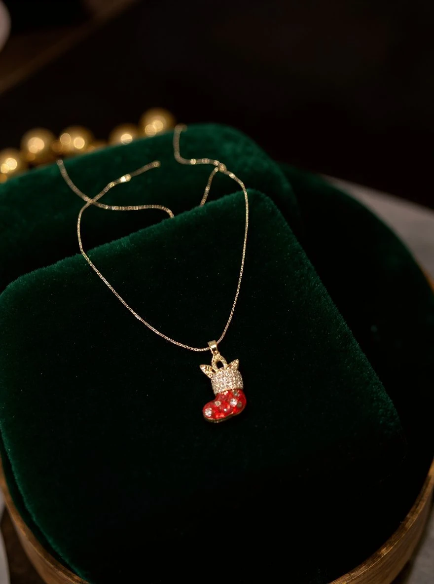 Yılbaşı Çorap Kolye