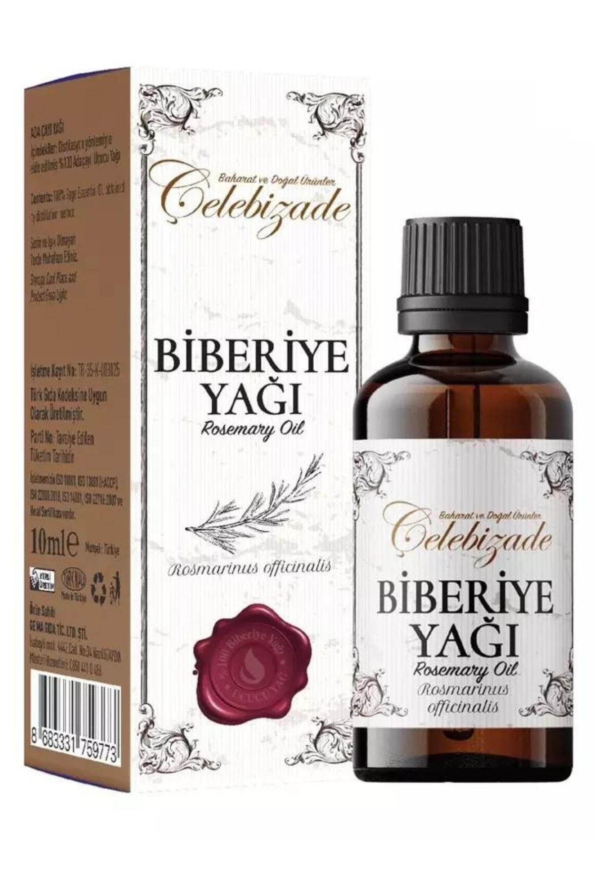 Biberiye Yağı 10 Ml