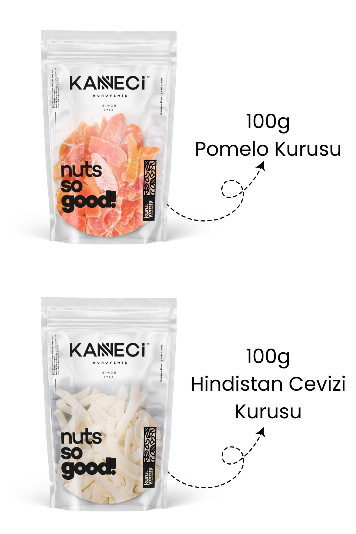 100g Pomelo Kurusu+100g Hindistan Cevizi Kurusu