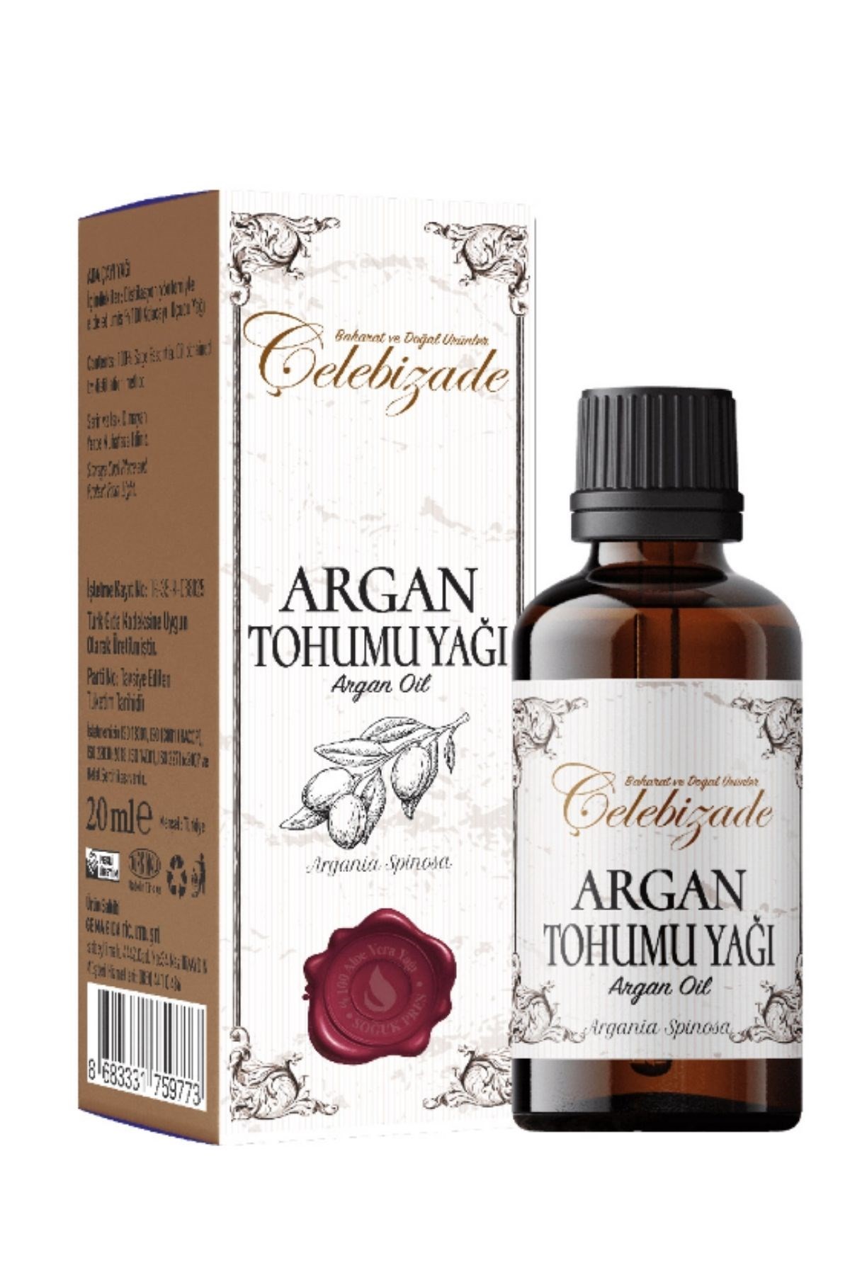 Argan Tohumu Yağı 20 Ml