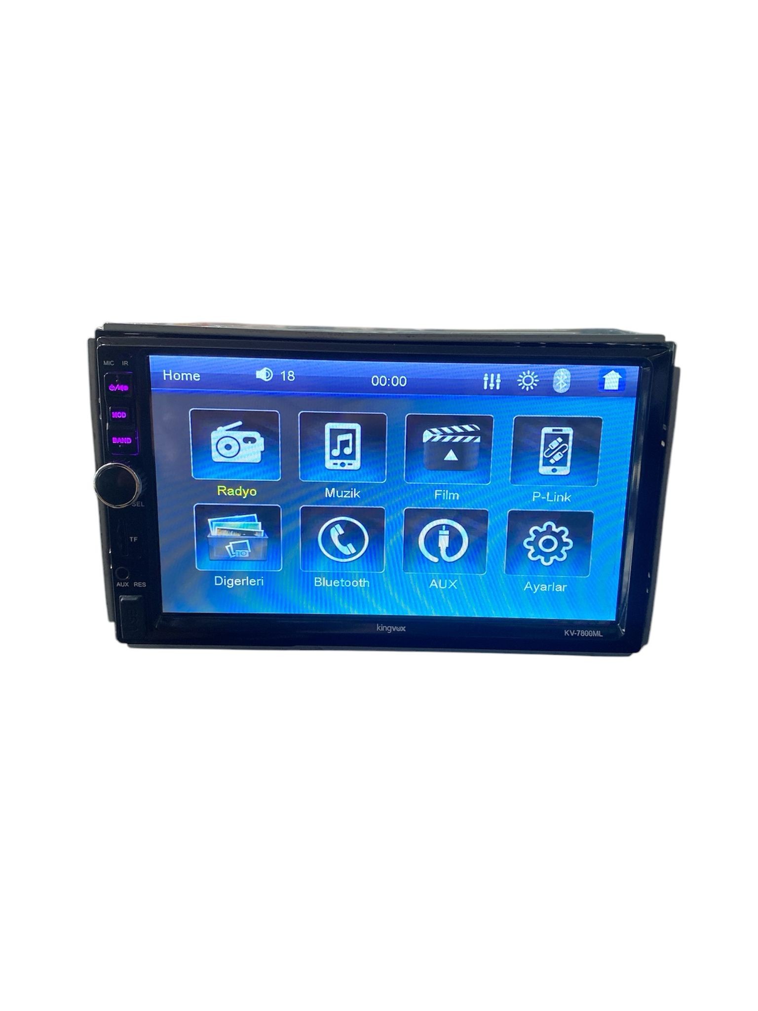 KİNGVOX KV-7800 7" DOUBLE TEYP 