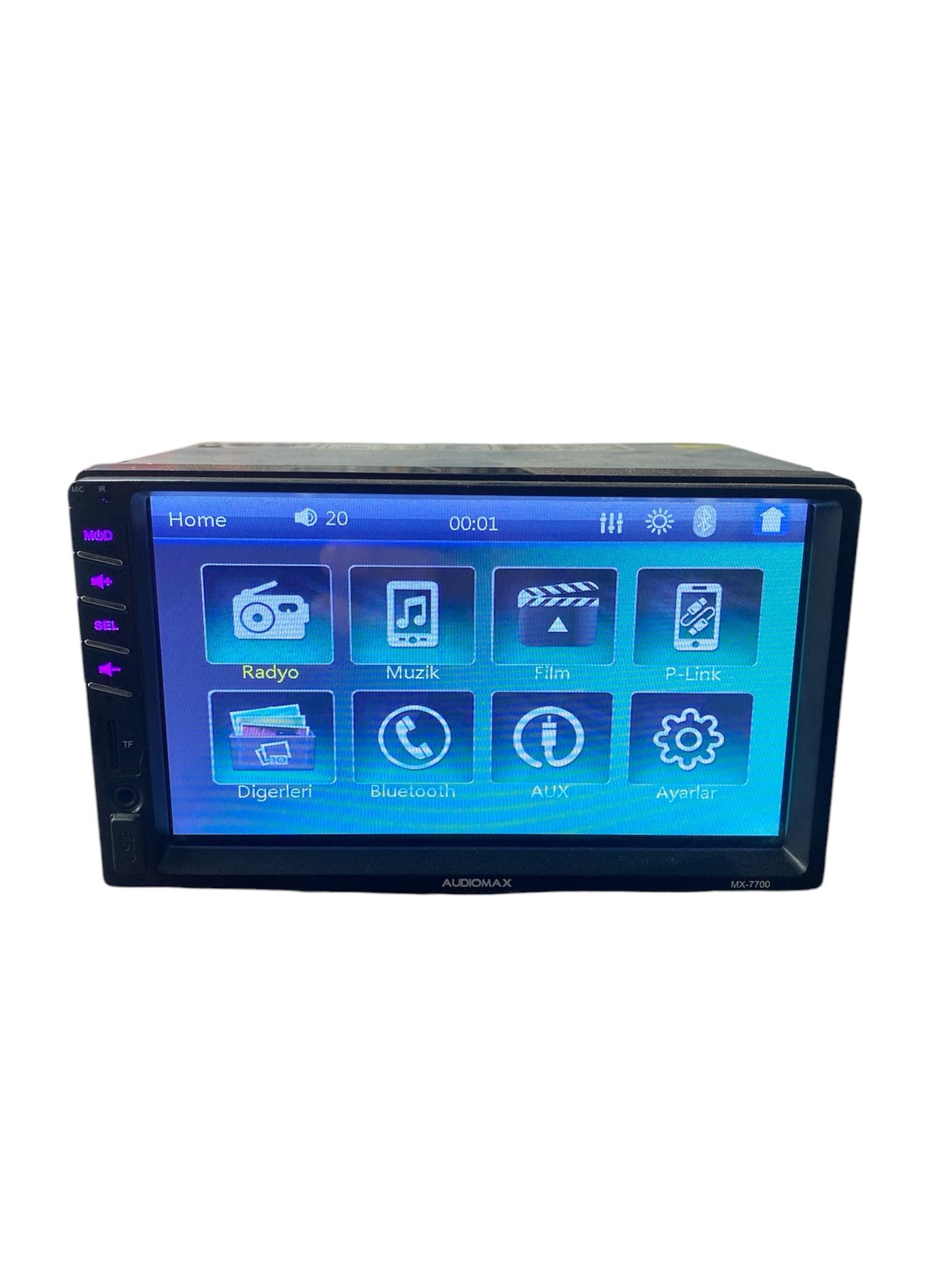 AUDİOMAX MX-7700 7" DOUBLE TEYP