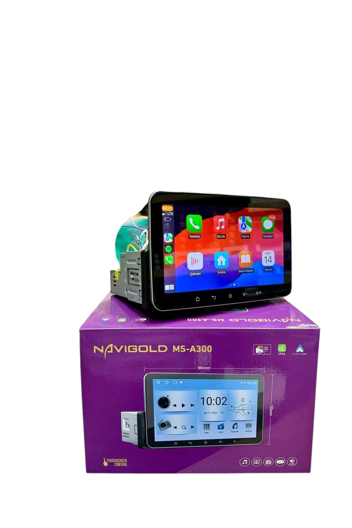 NAVİGOLD MS-A300 2RAM 32GB 8" TEK DİN TEYP
