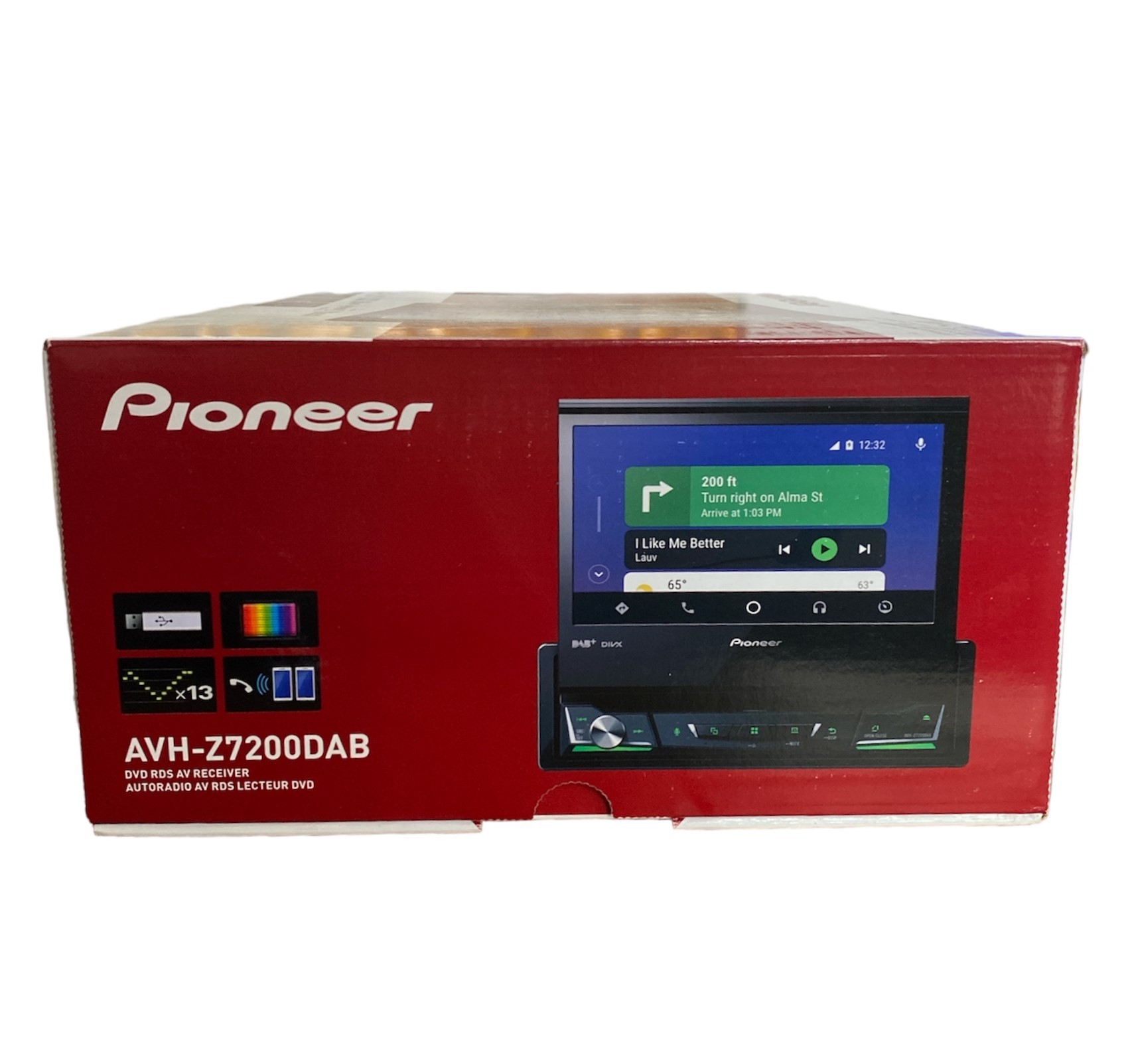 PİONEER AVH-Z7200DAB 4X50W CARPLAY İNDASH TEYP