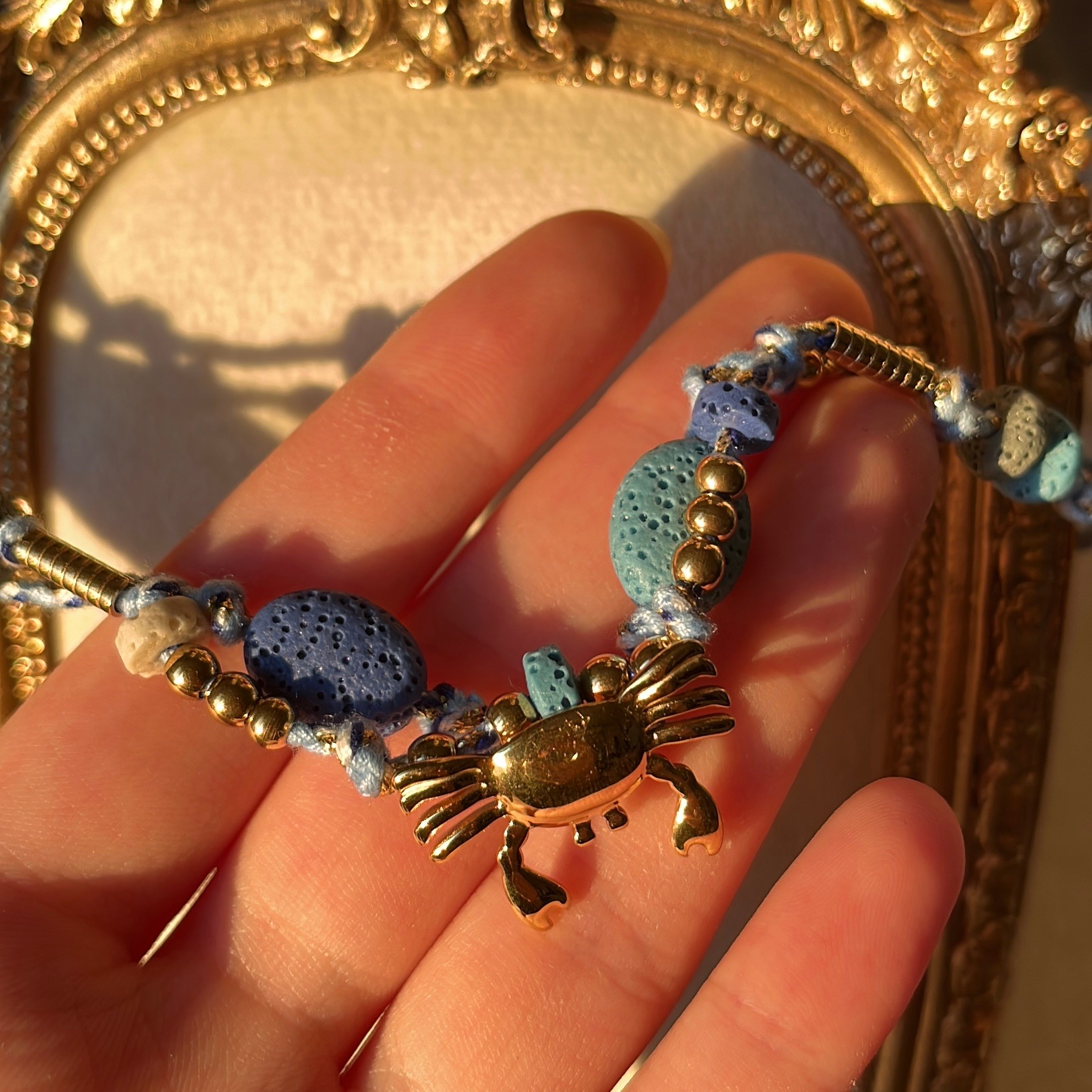 Mavi Yengeç Choker