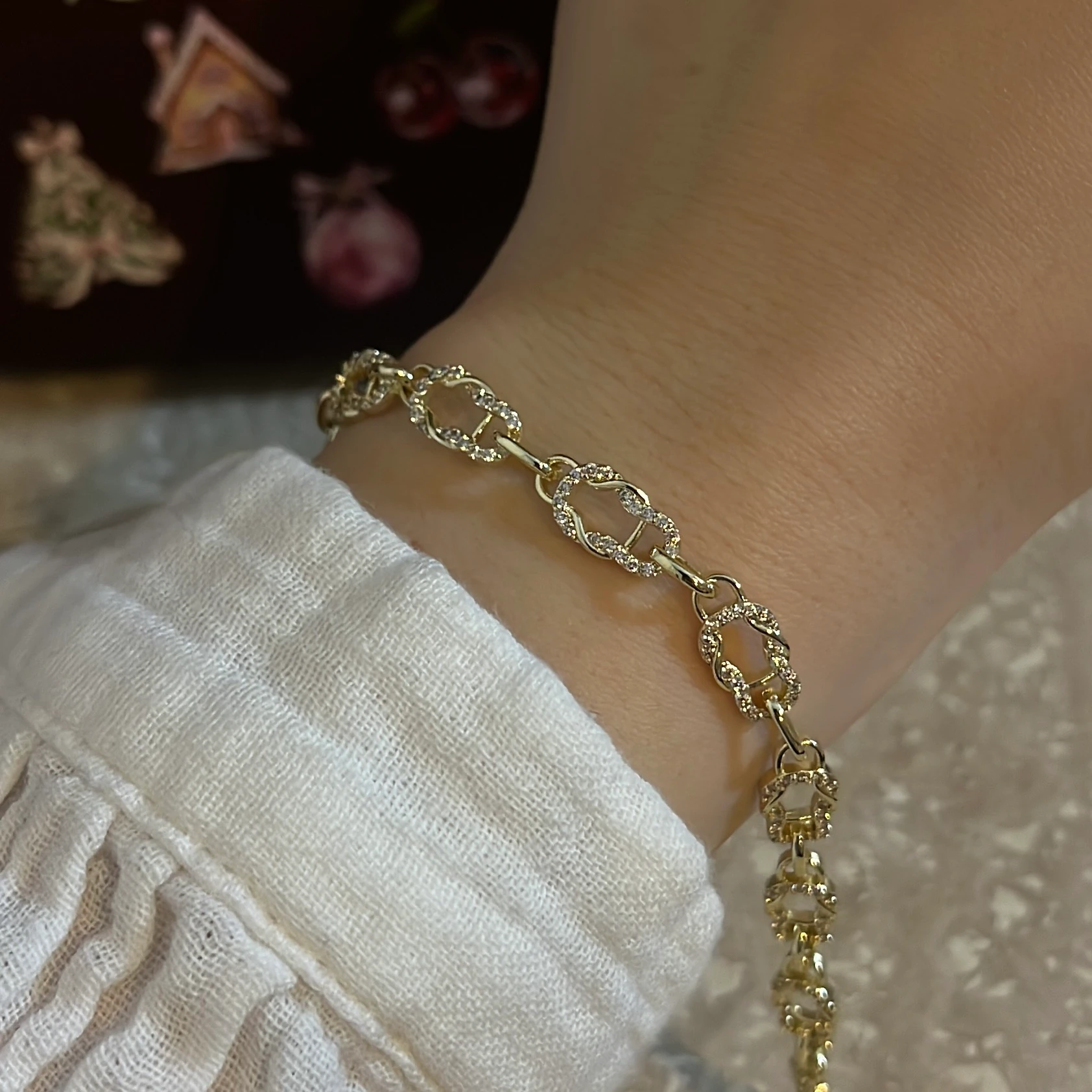 Xuping | Geçme Zincir Bileklik Gold