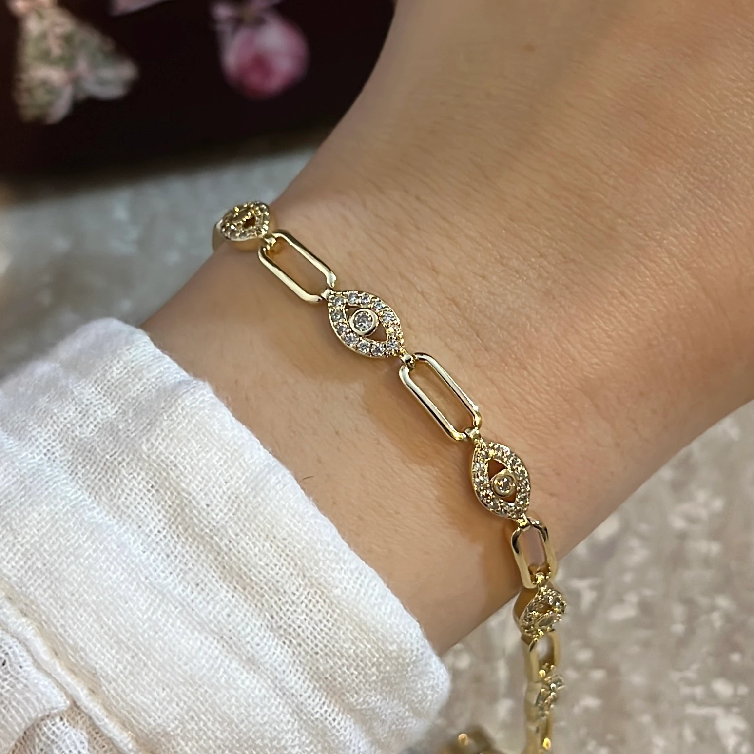 Xuping | Göz Bileklik Gold