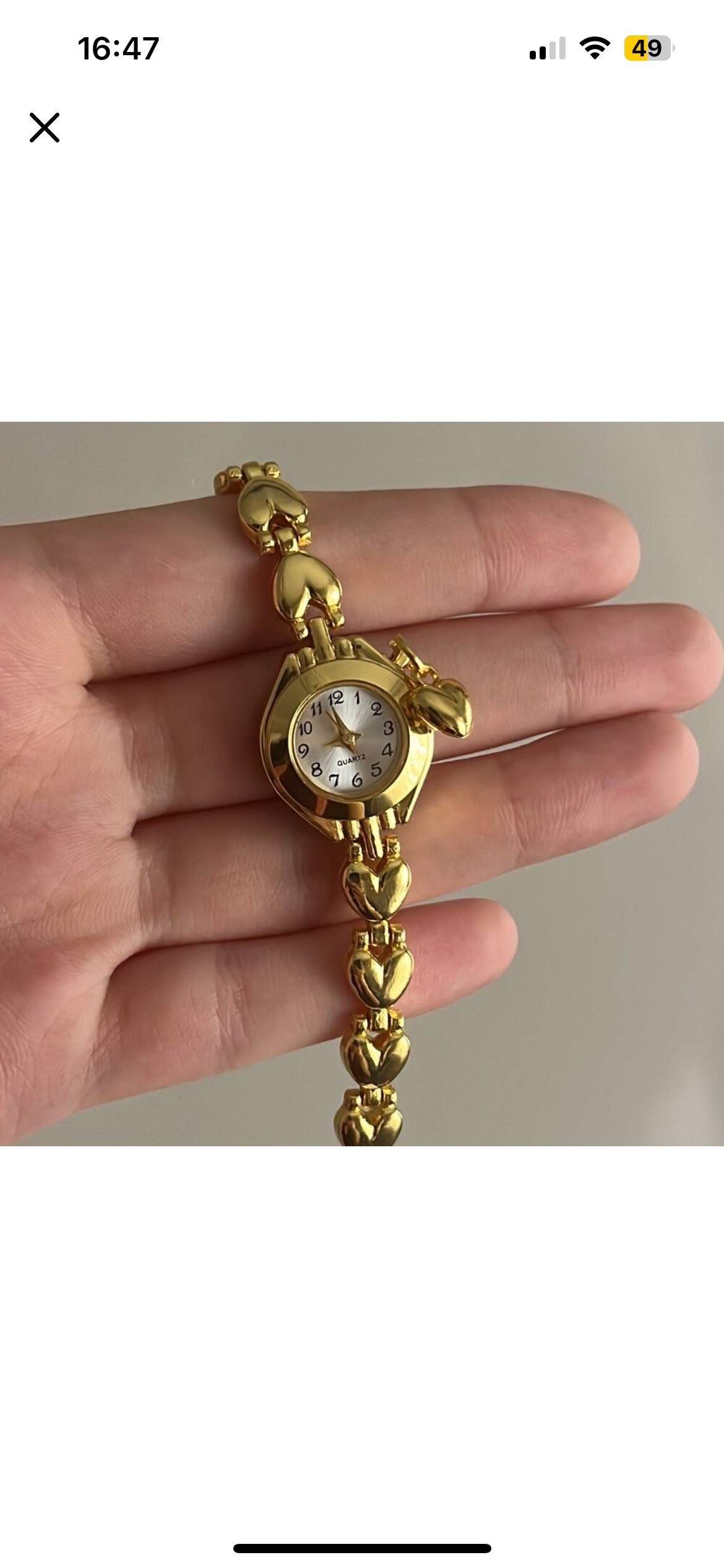 Love Charm Saat Gold