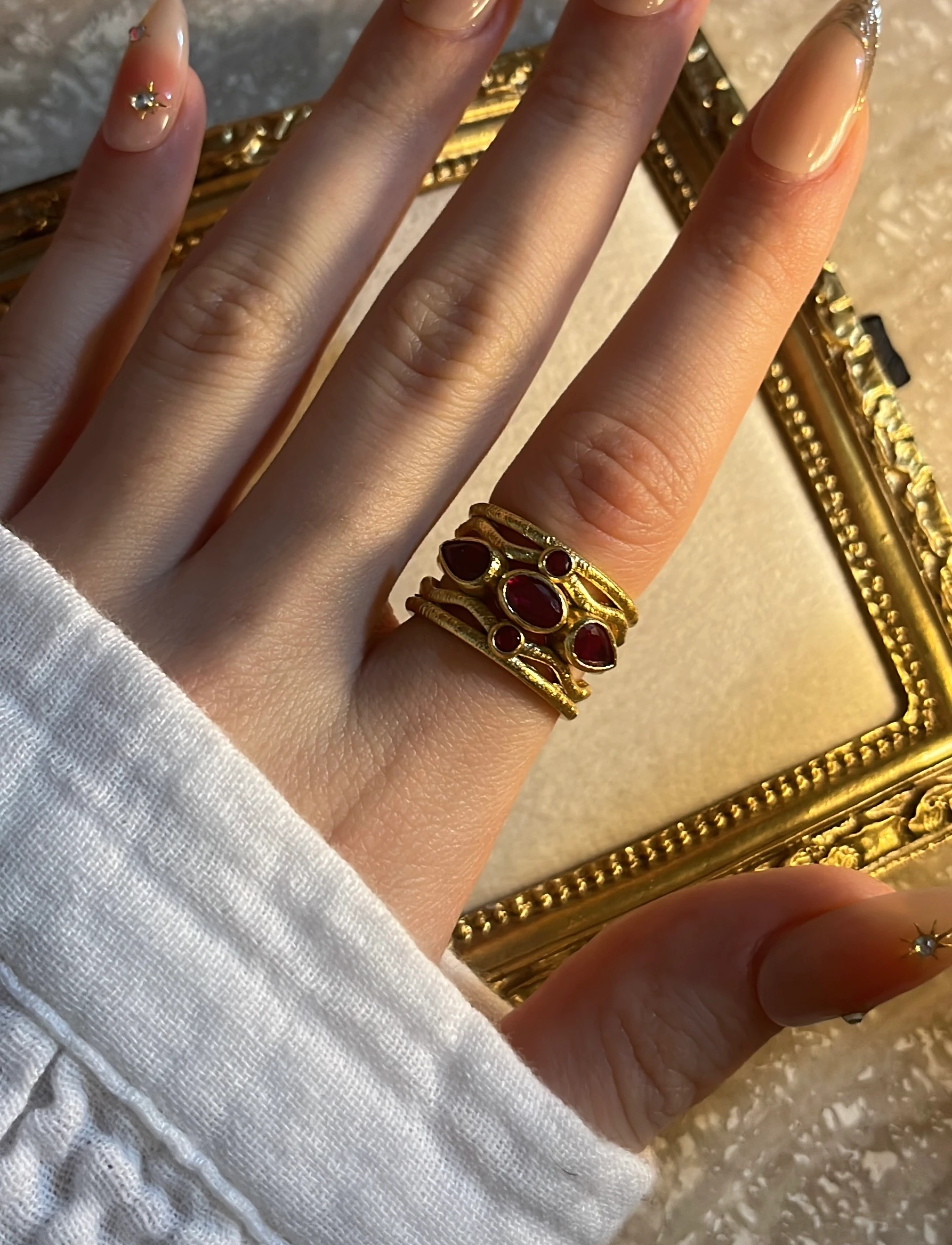 Vintage Bisou Şarap Yüzük