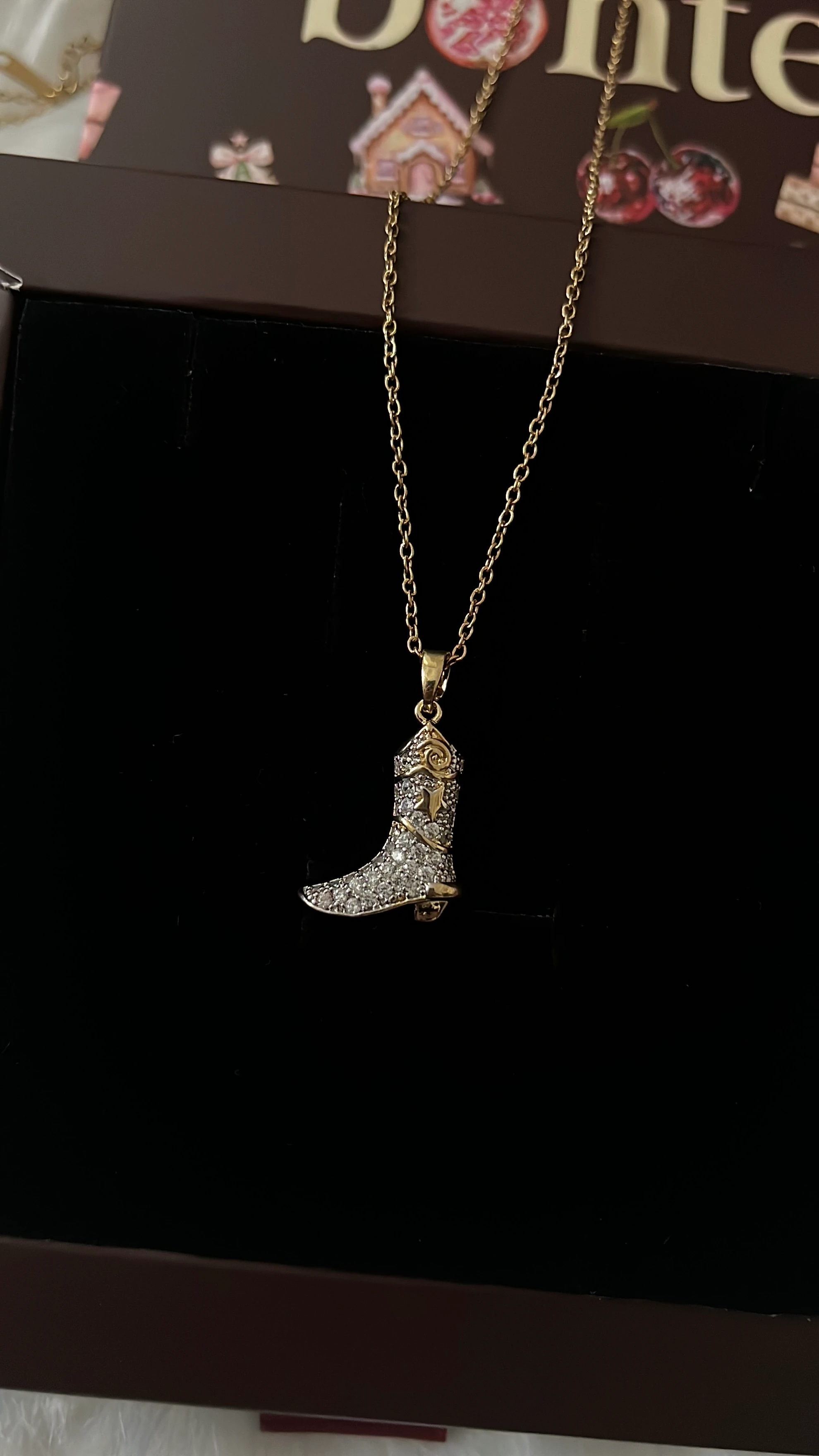 Çelik | Kovboy Taş Detay Kolye