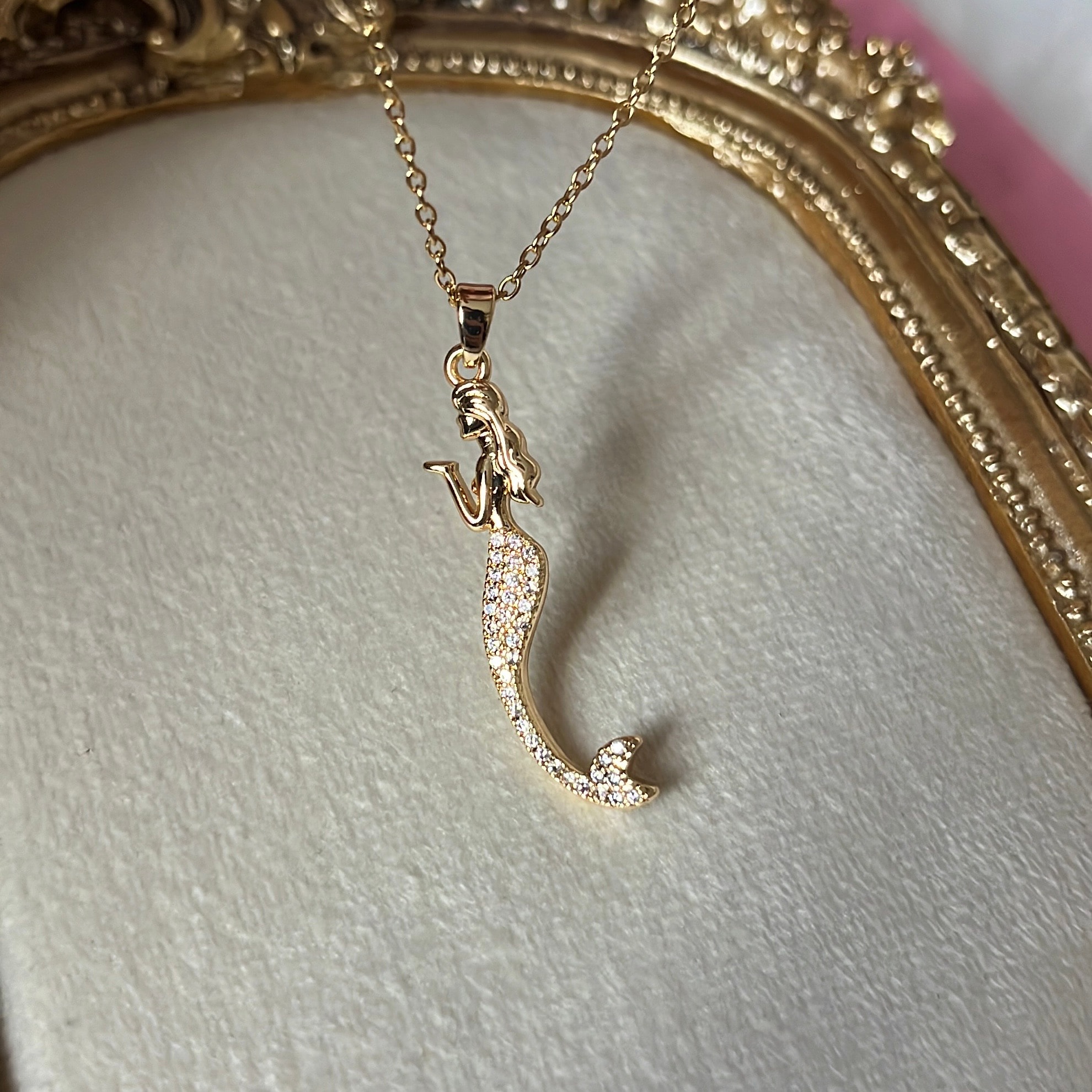 Çelik | Deniz Kızı Kolye Gold