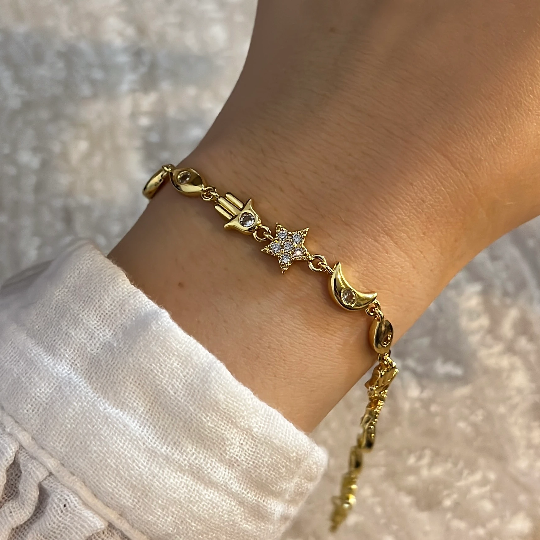 Çelik | Manifest Bileklik Gold