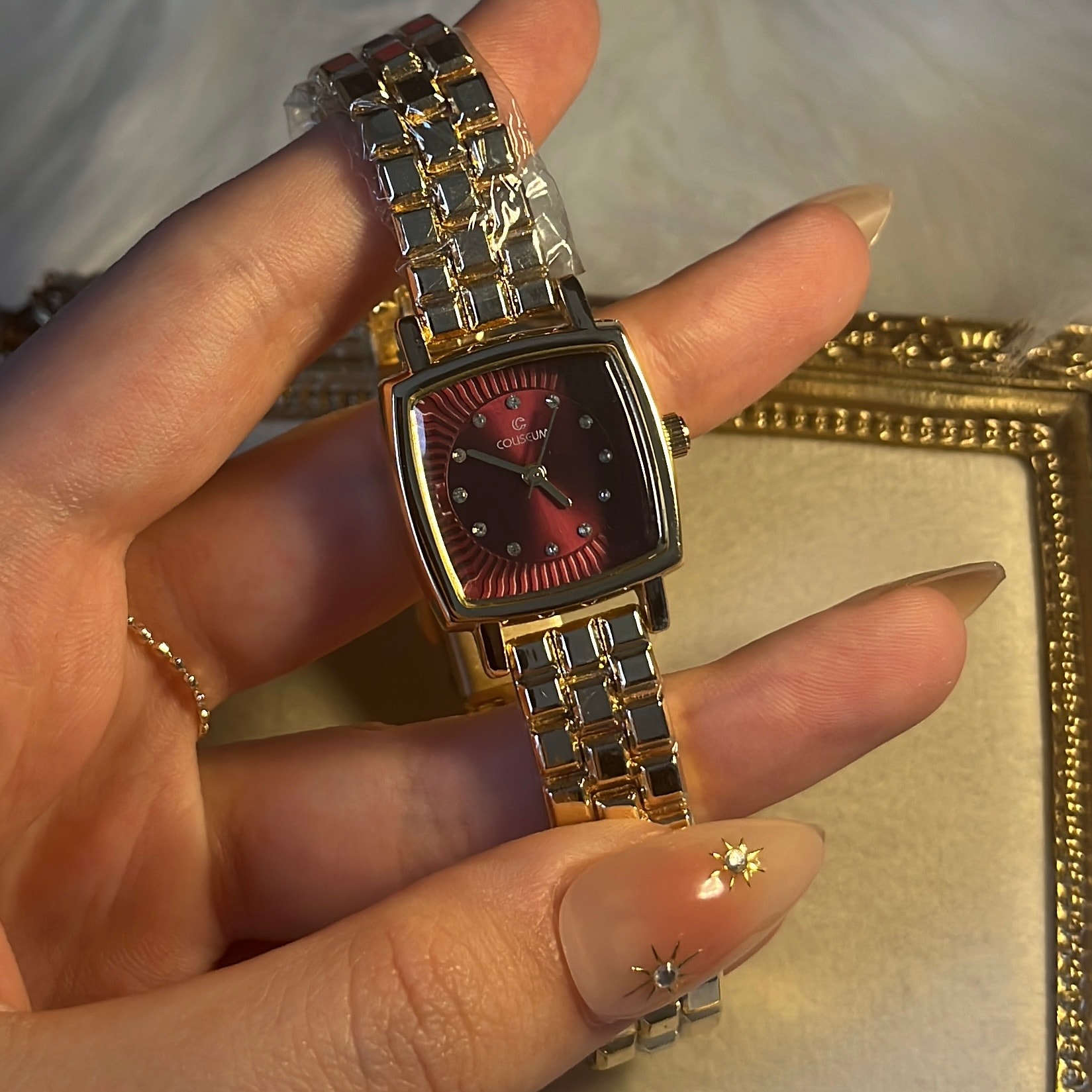 Çelik | Bordo Kasa Saat