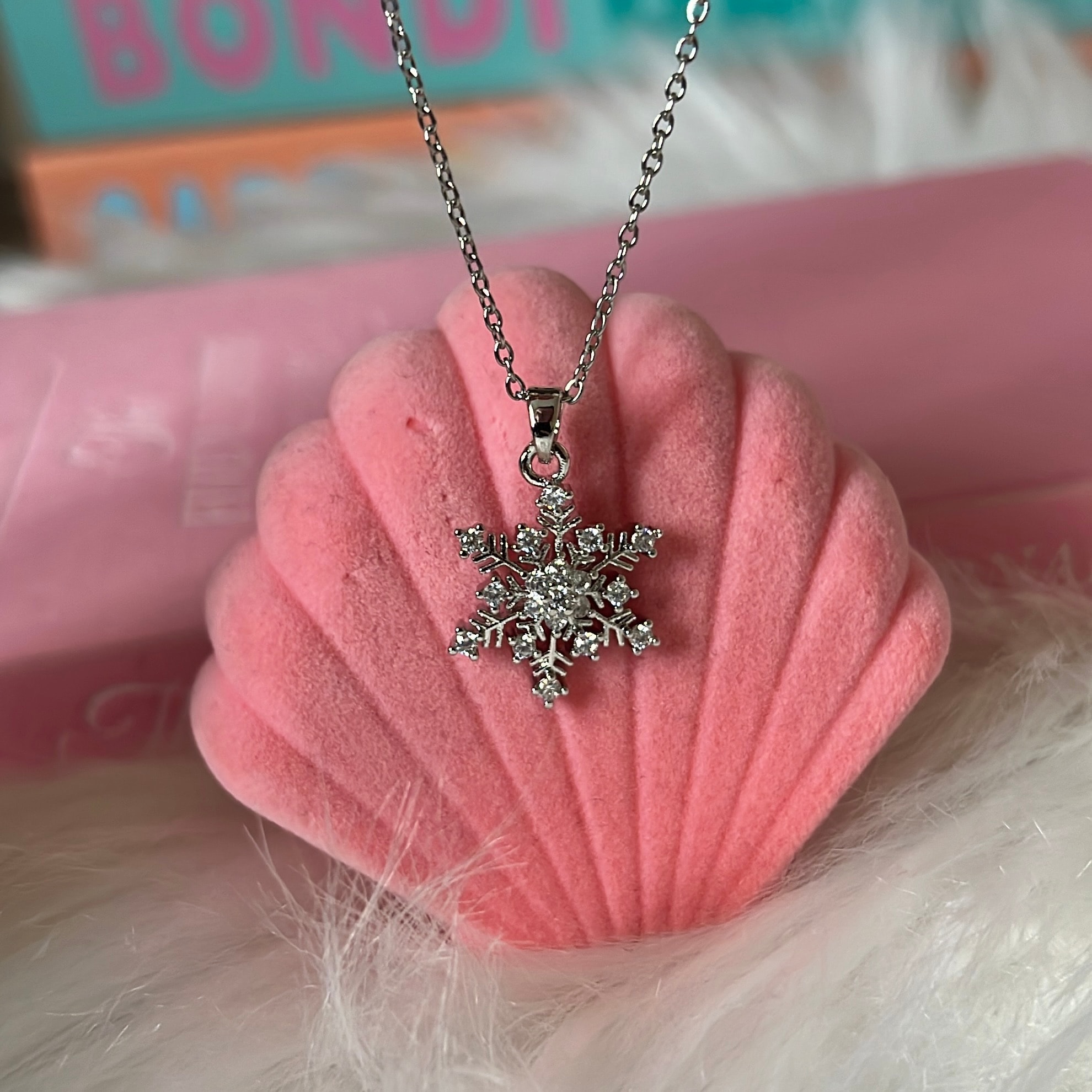 Çelik | Kar Tanesi Kolye