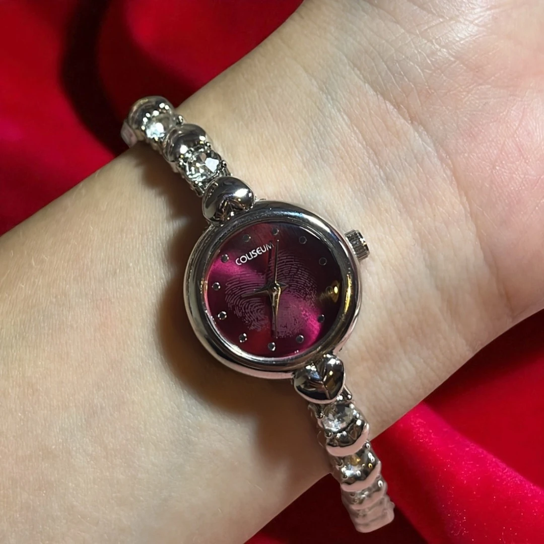 Çelik Kasa | Cherry Red Saat