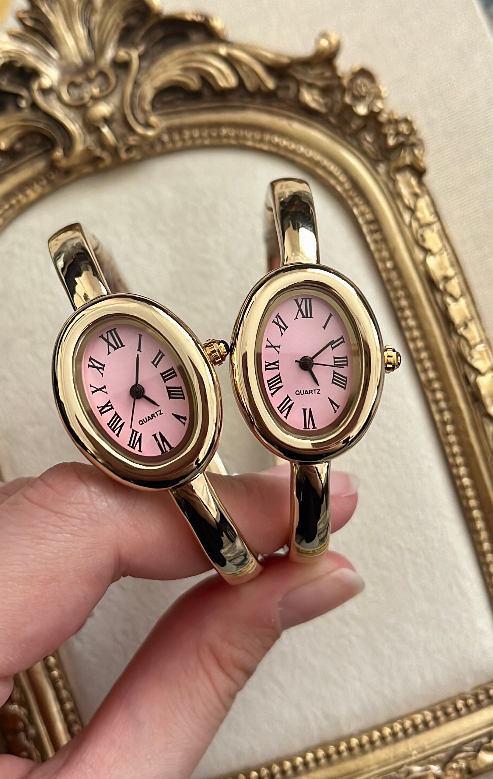 Catier Kelepçe Saat Pembe Gold