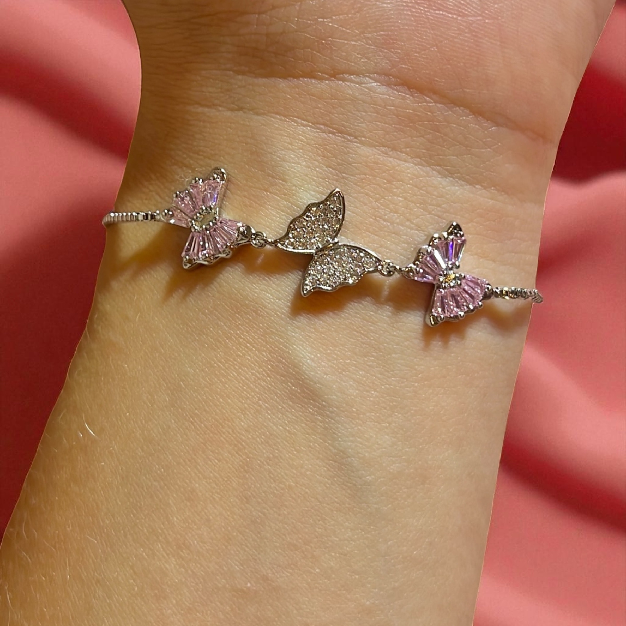 Mariposa Asansörlü Bileklik Silver