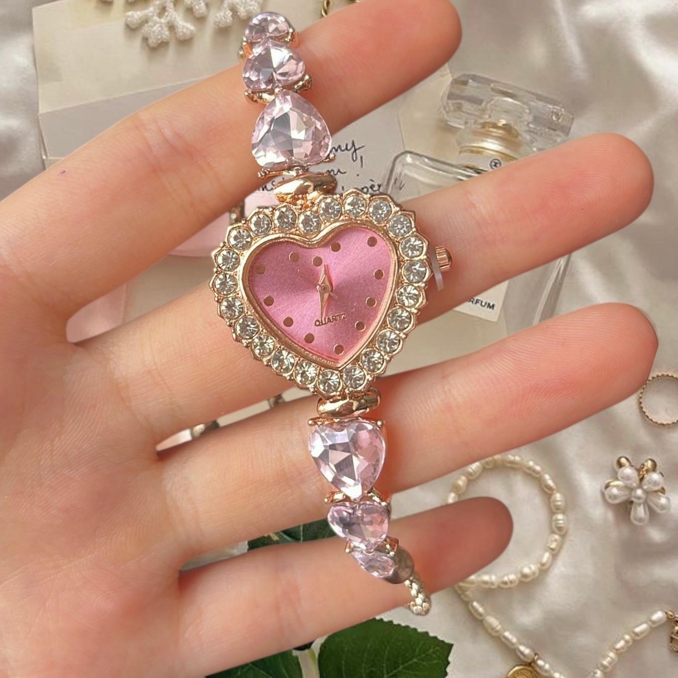 Pinky Quartz Saat