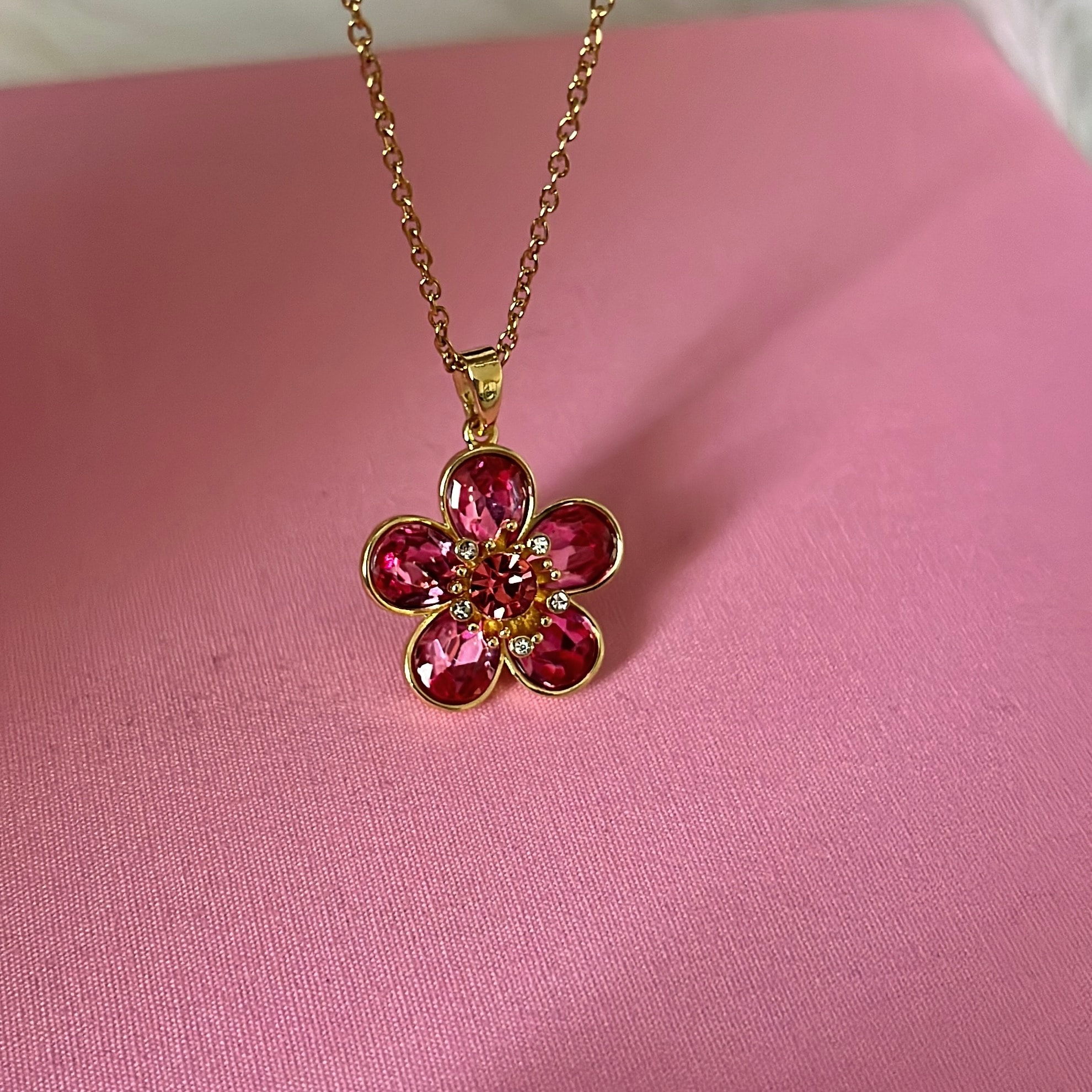 Çelik | Pink Bloom Kolye