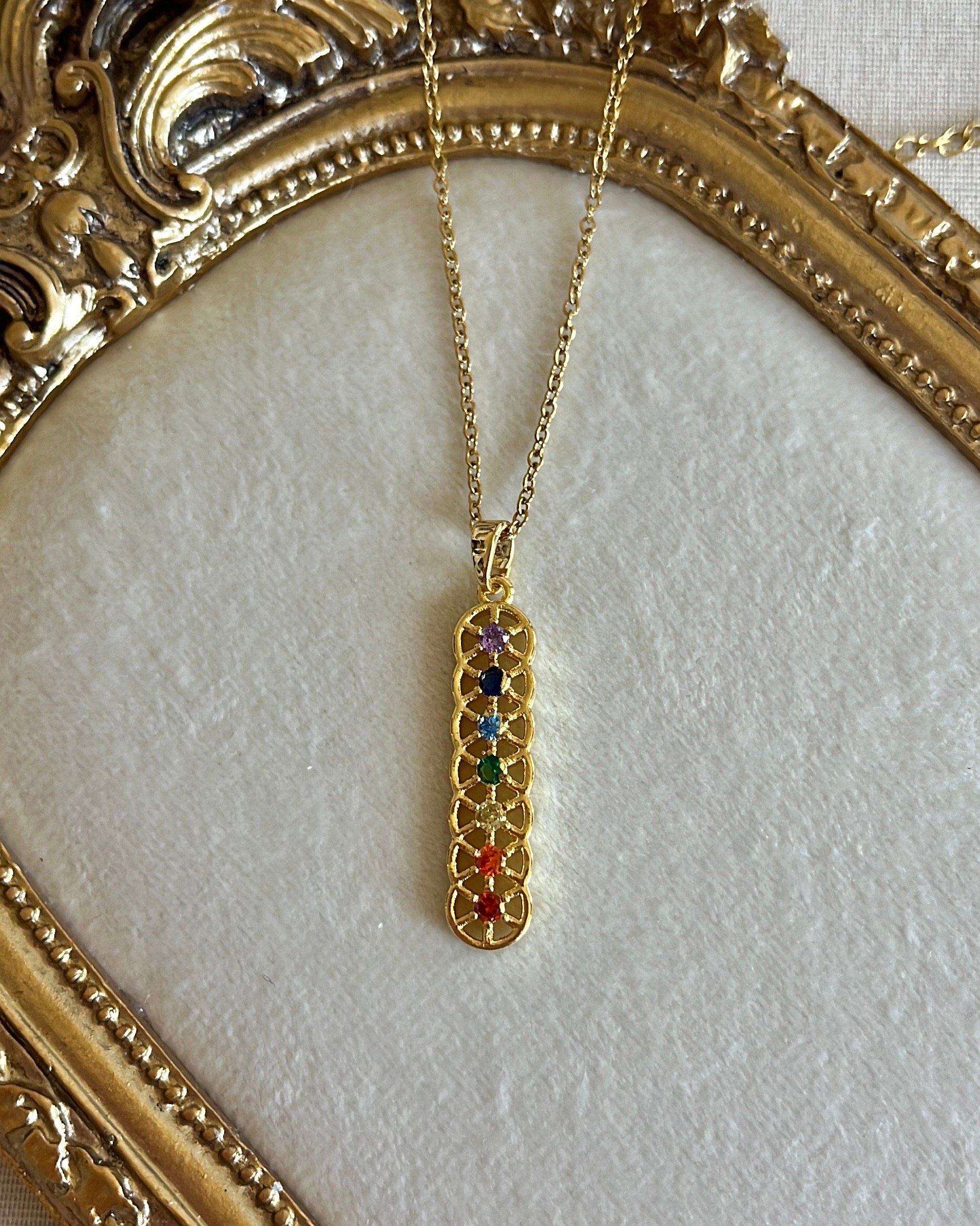 Çelik | 7 Chakra Kolye