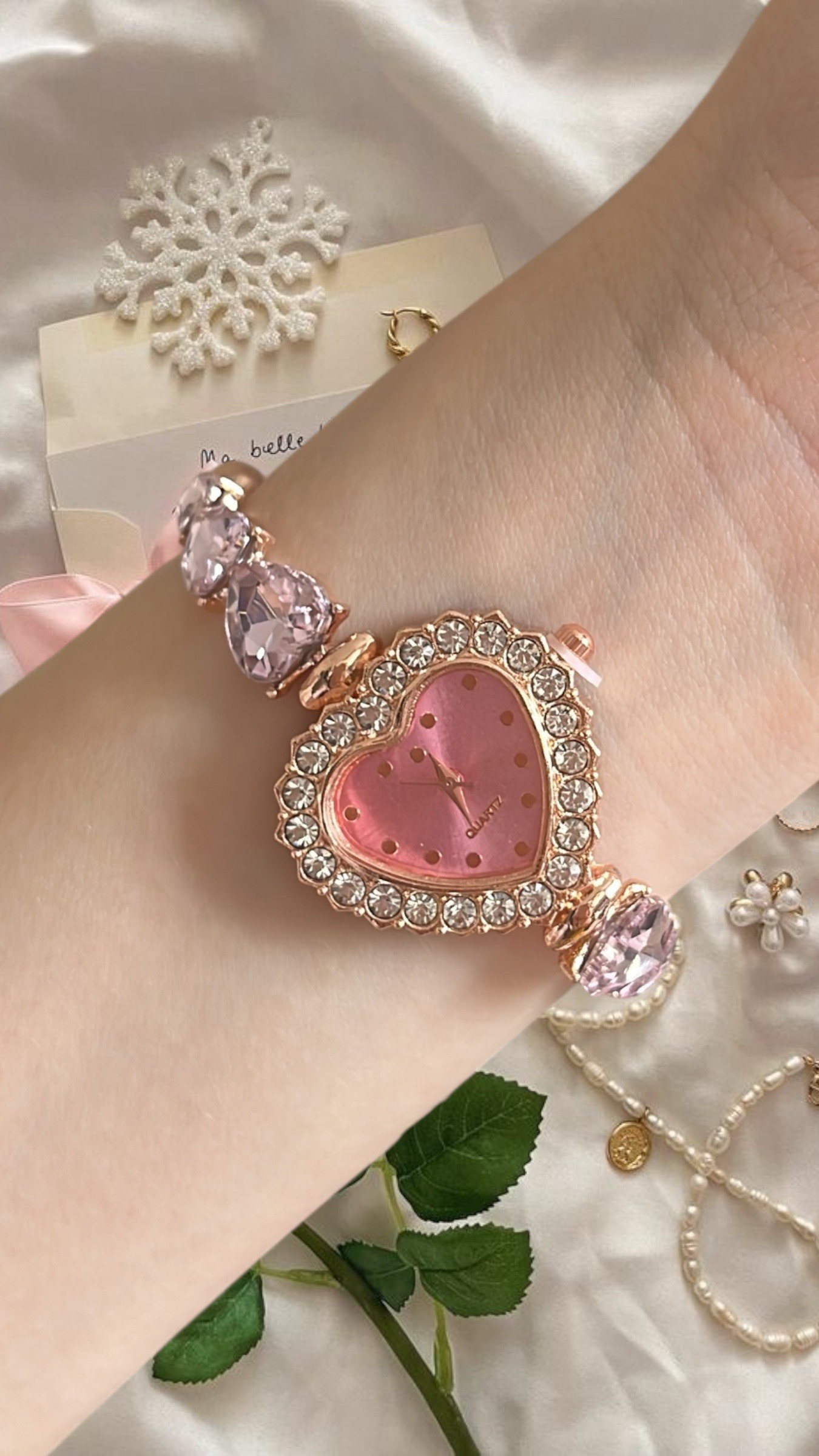 Pinky Quartz Saat