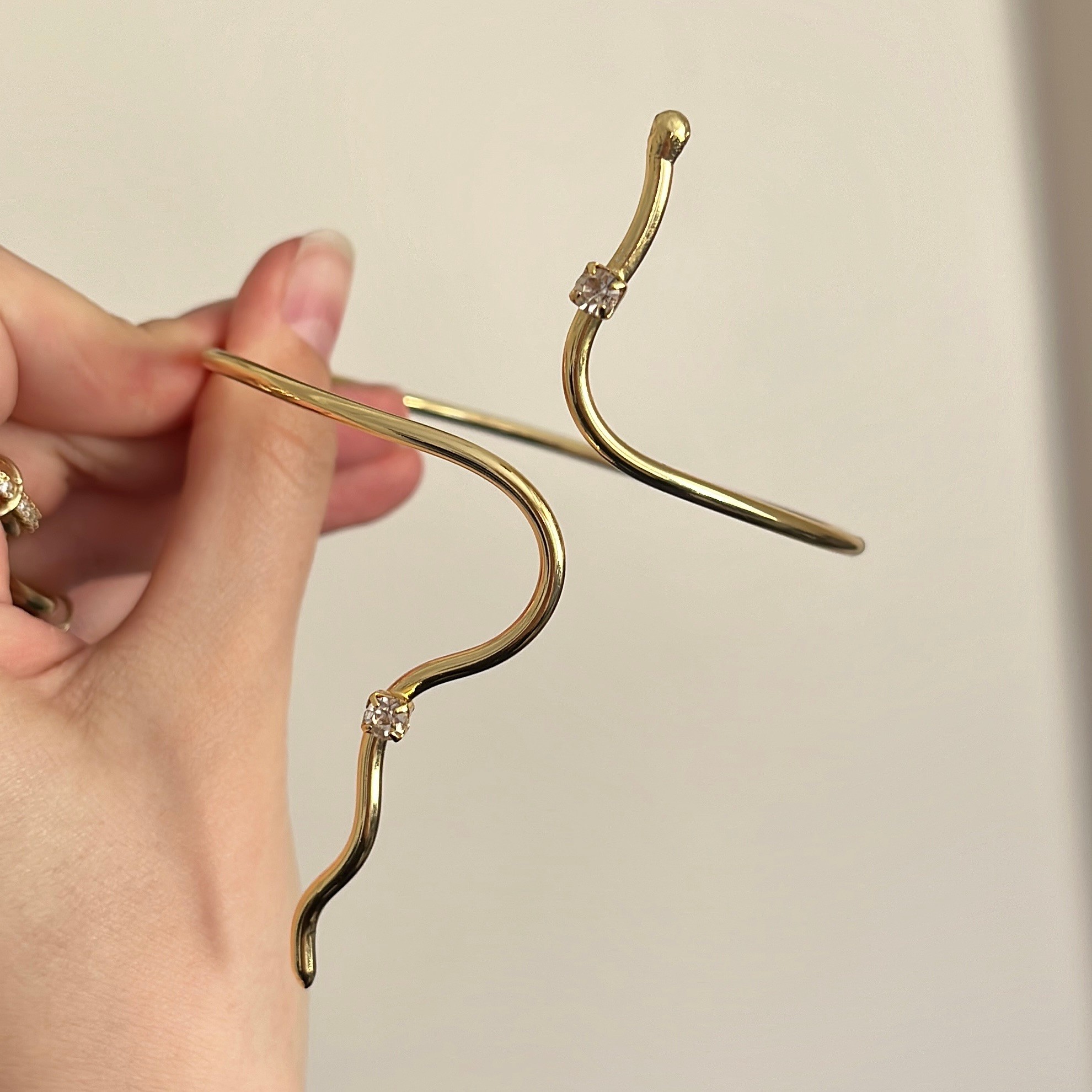Taşlı Arm Cuff - Üst Kol Bilezik