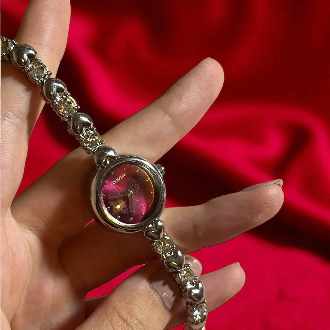 Çelik Kasa | Cherry Red Saat