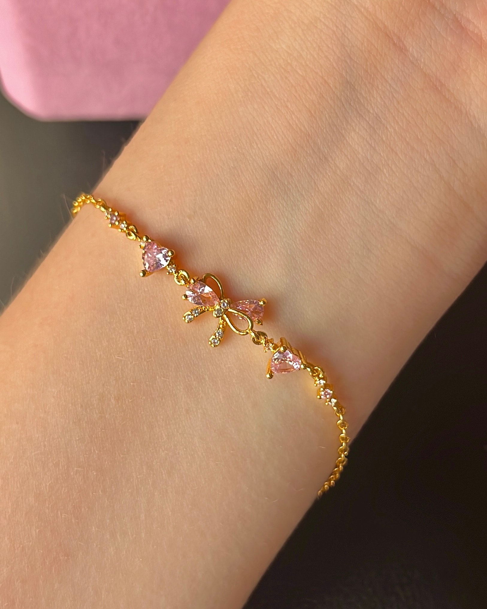 Ribbon Souls Arkadaşlık Bileklik Gold (Tekli)