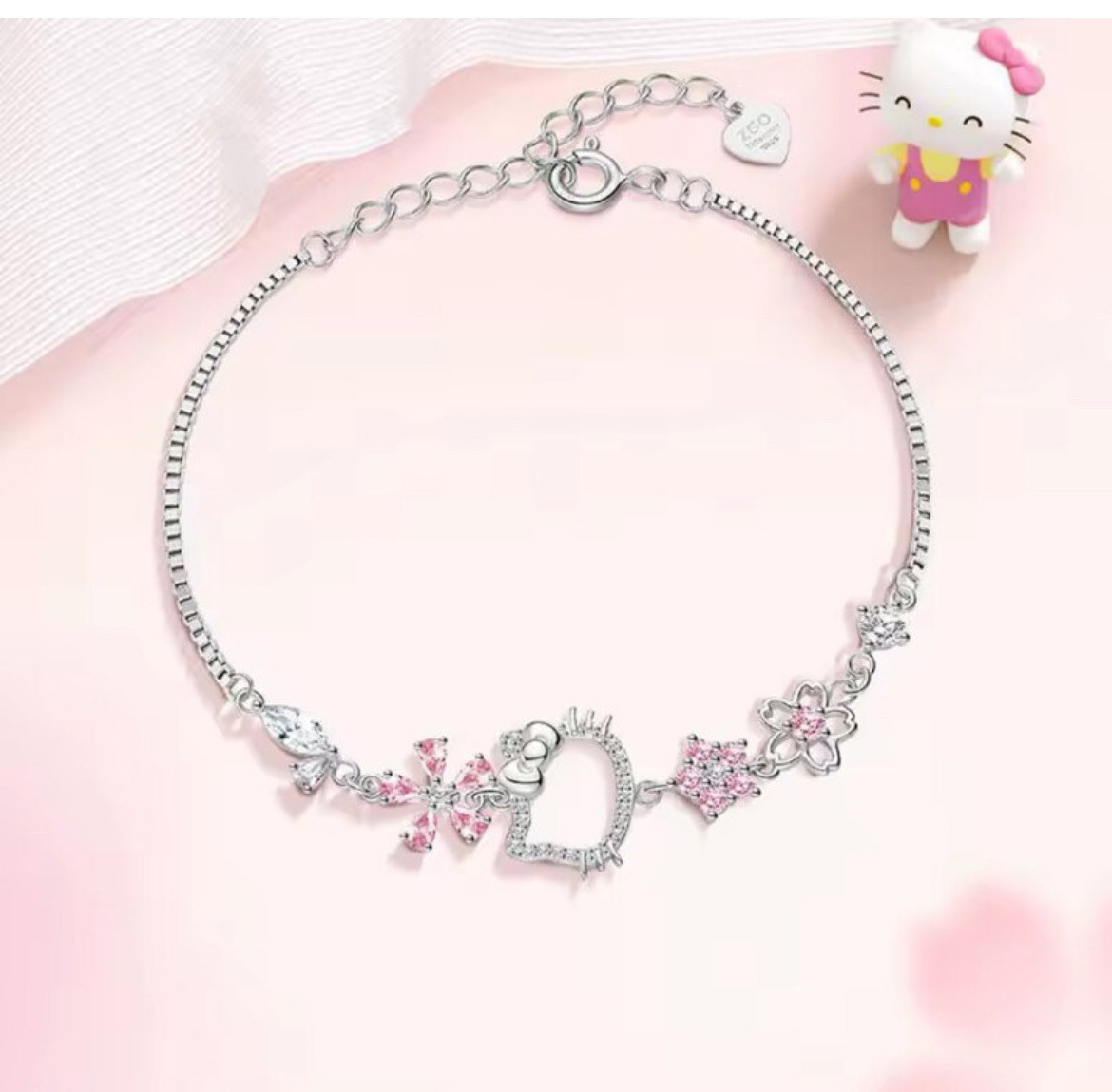 925s | Hello Kitty Sakura Bileklik