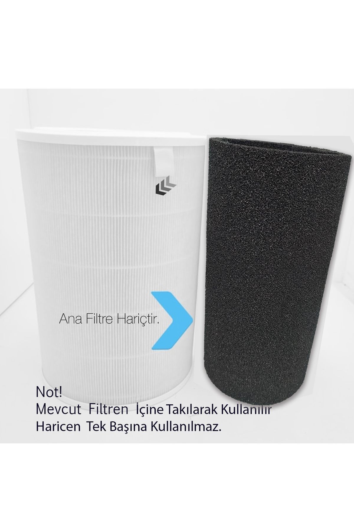 Smartmi -10 MM Filtre İçi,  Koku Giderici Kartuş, Smartmi Air Purifier Filtre İçi Kartuş