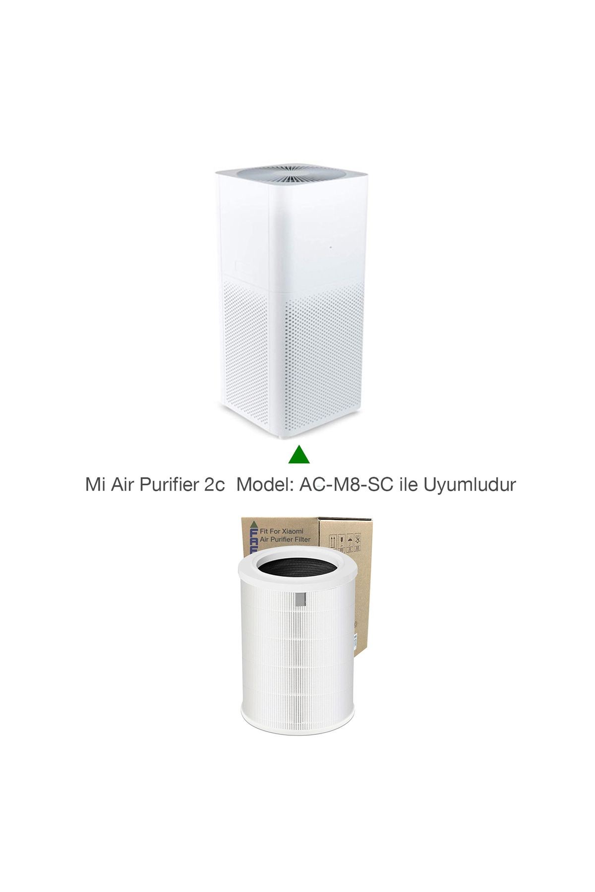 Xiaomi Mi Air Purifier 3h Filtre Model: Ac-m6-sc Uyumlu Pure Cam Hepa 14 High Efficiency Natural