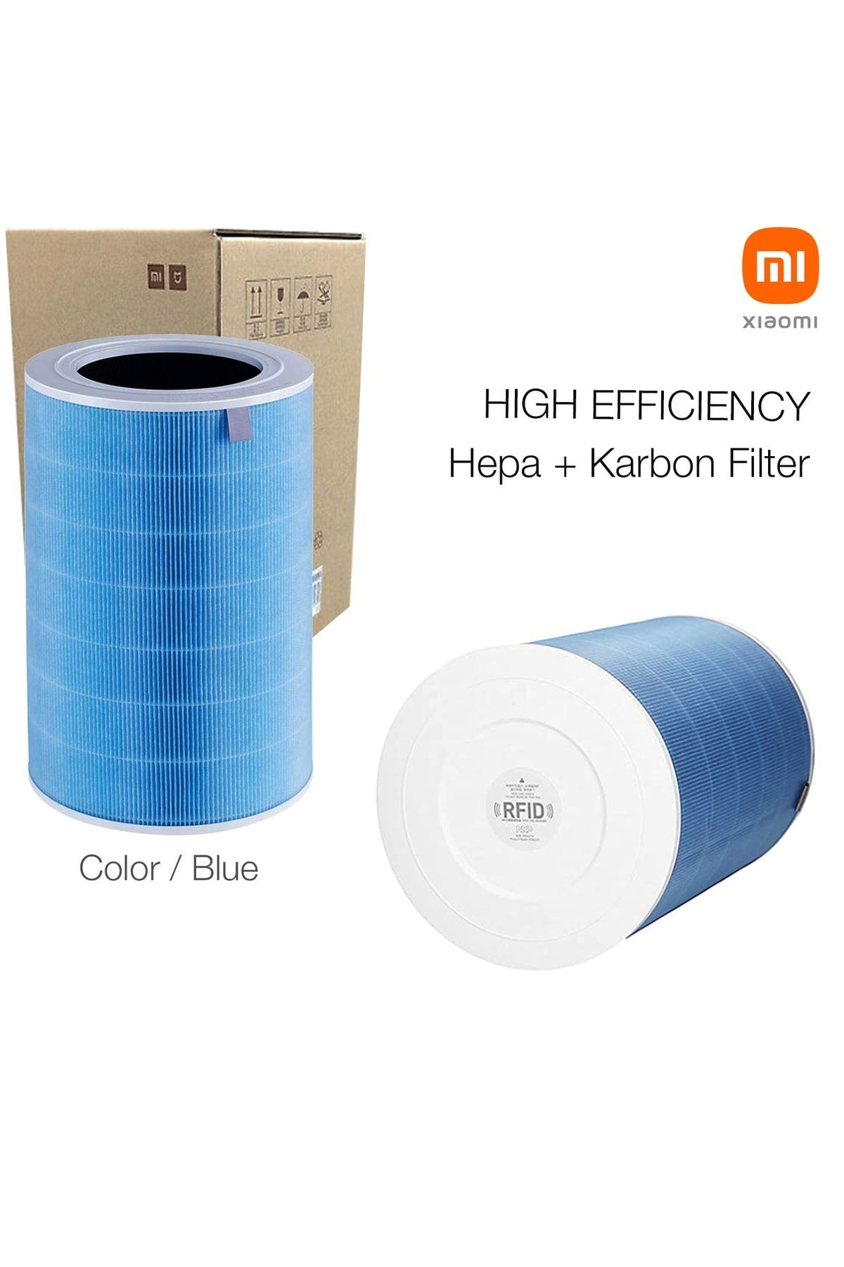 / Xiaomi Air Purifier Pro H Hava Temizleyici Uyumlu Çipli Hepa Filtre Mavi