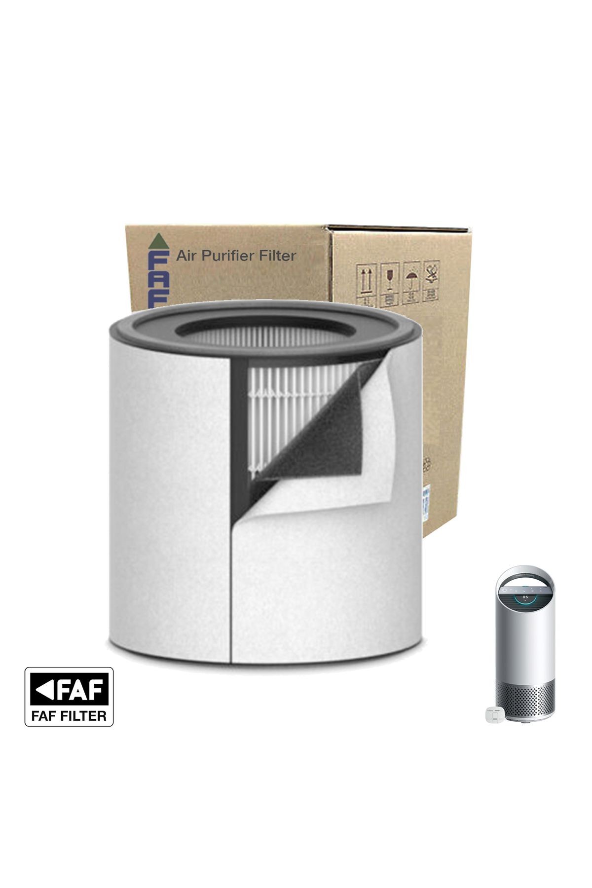 Faf True Cam Hepa 14 Filtre, Leitz Trusens™ Z-3000,z-3500 Hava Temizleme Cihazı Için Hepa Filtresi