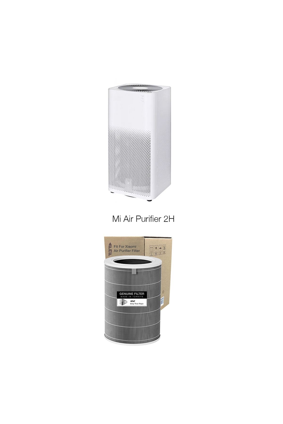 Model 2h Gri True Hepa 14 Filtre Xiaomi Mi Air Purifier 2H Model: AC-M9-AA Uyumlu Özel Seri Filtre