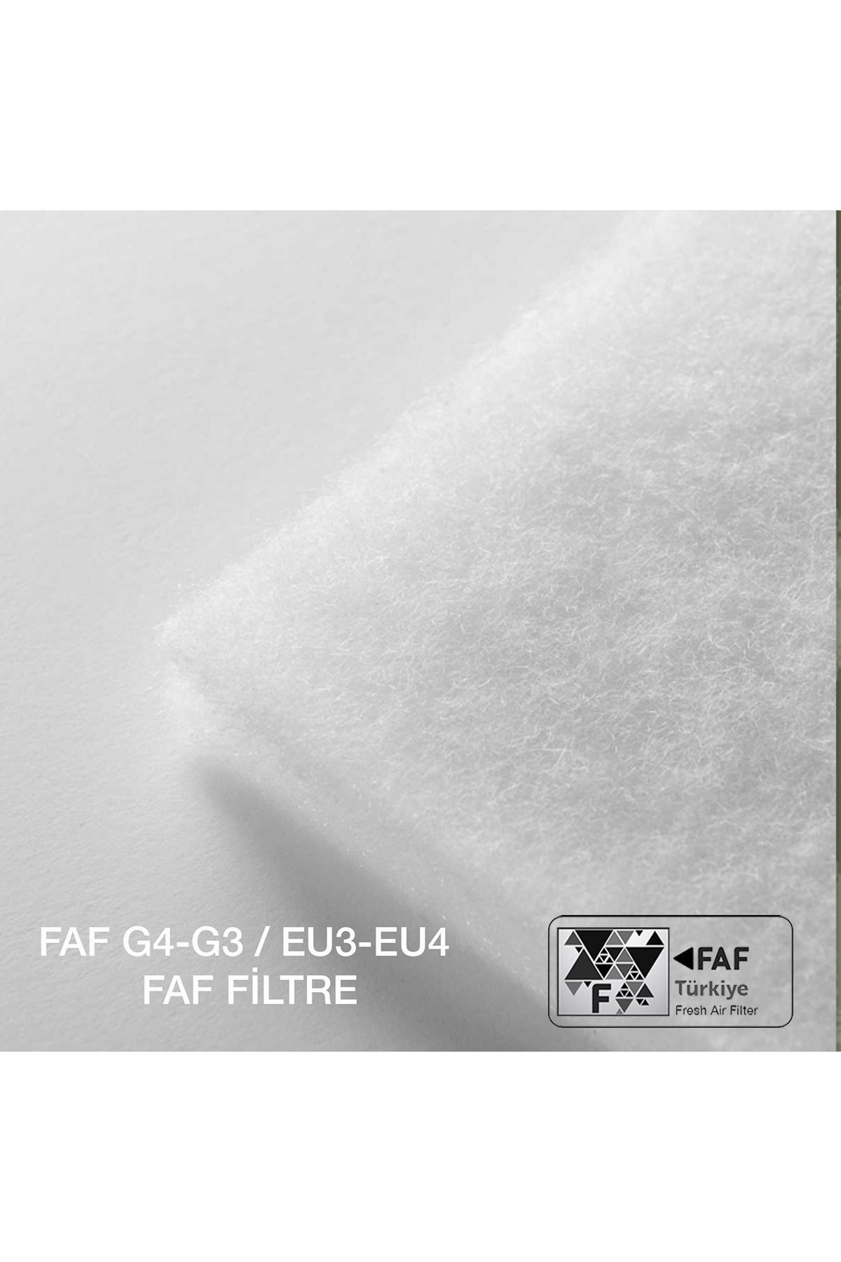 1 M2 Elyaf Filtre 1. Kalite FAF Marka-15-18MM Kalınlığında - Eu4 G4 Sınıfı Filtre -EN779 -ISO16890