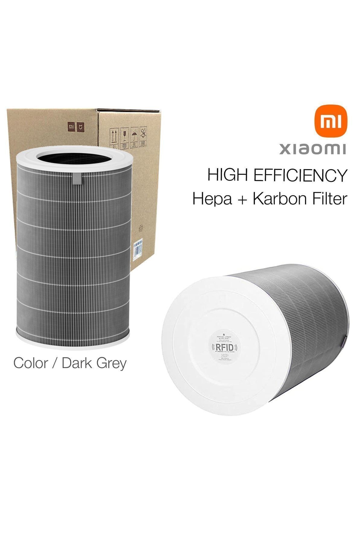 / Xiaomi Mi Smart Air Purifier 4 Pro Gri Hepa Filtre Orjinal Çipli