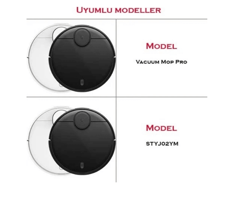 Mi Robot Vacuum Mop Pro Uyumlu 2li Hepa Filtre