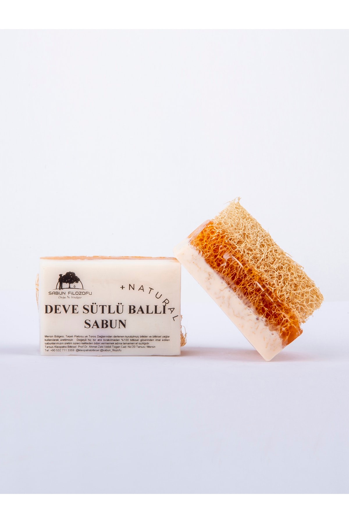 Soap with Camel Milk and Honey (130gr. Extra Large Size with zucchini fibers)