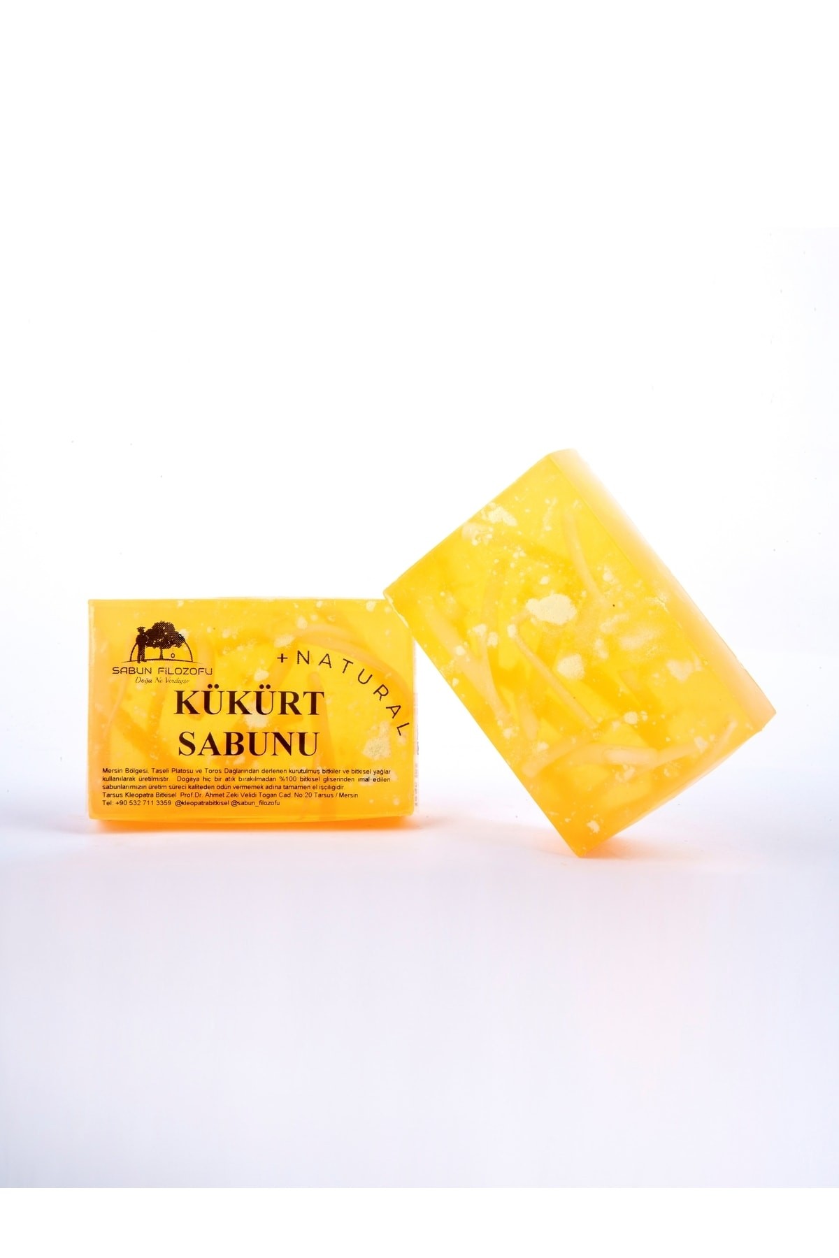 Herbal Soap: with Sulfur (100% Hand made 130 gr.)