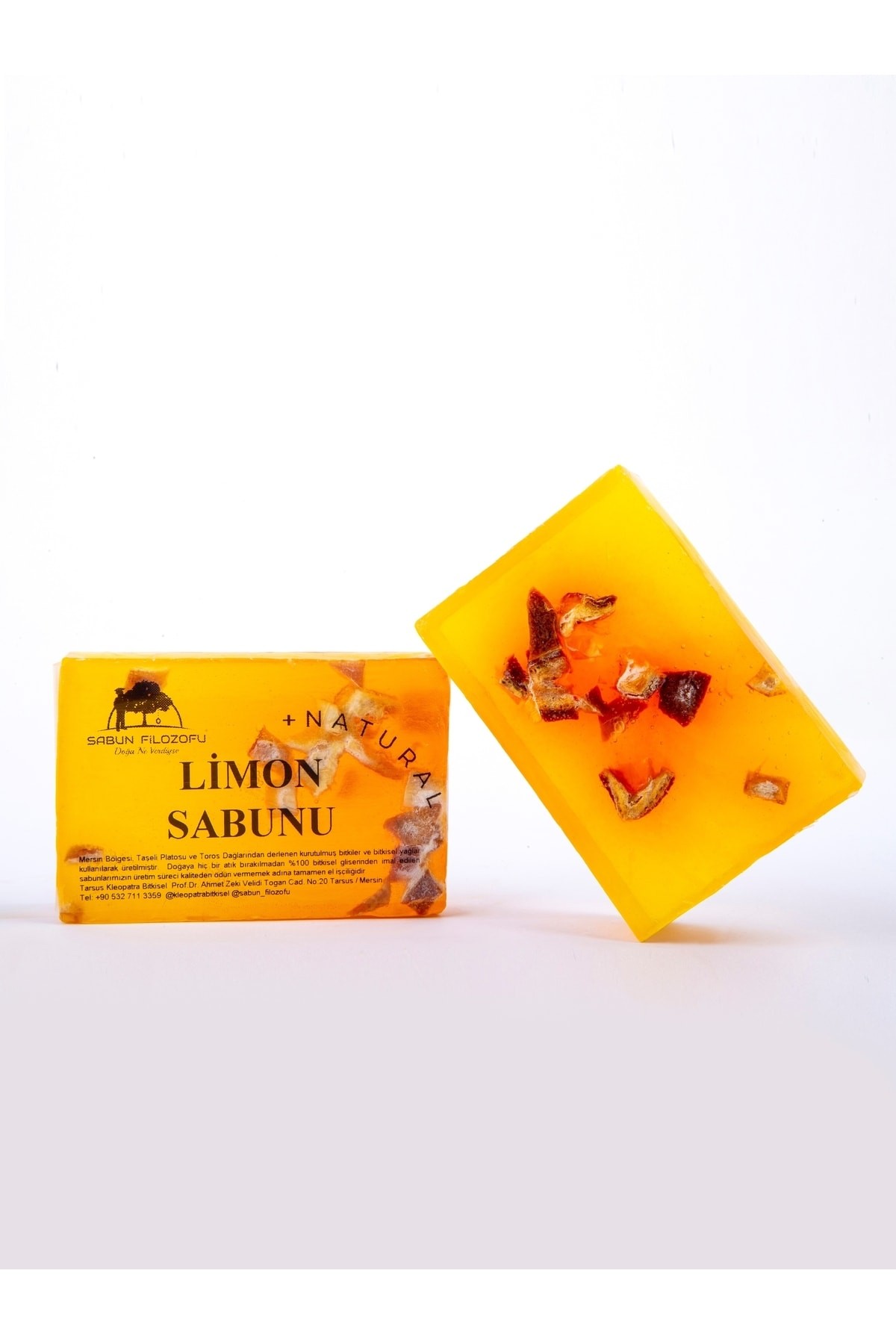 Herbal Soap: with Lemon Essence (100% Hand made 130 gr.)